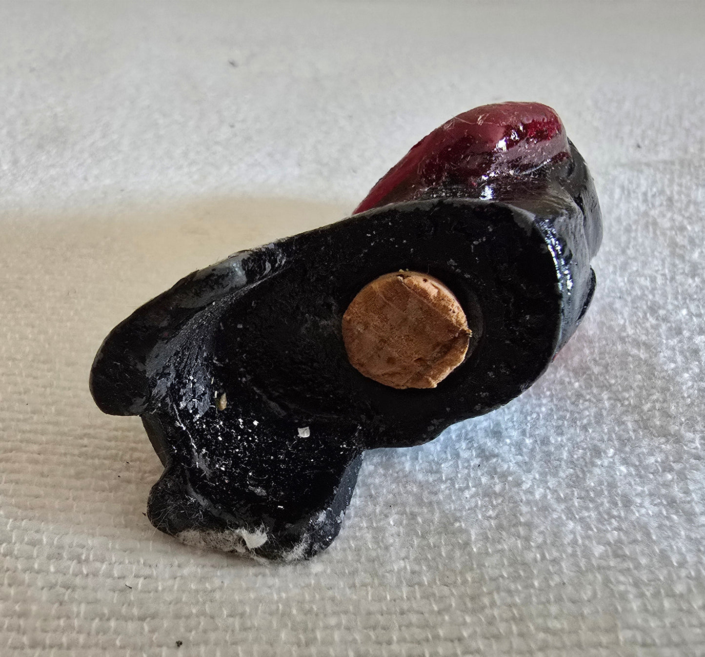 Vintage Cast Iron Amish Woman on Rocking Chair Salt and Pepper Shakers