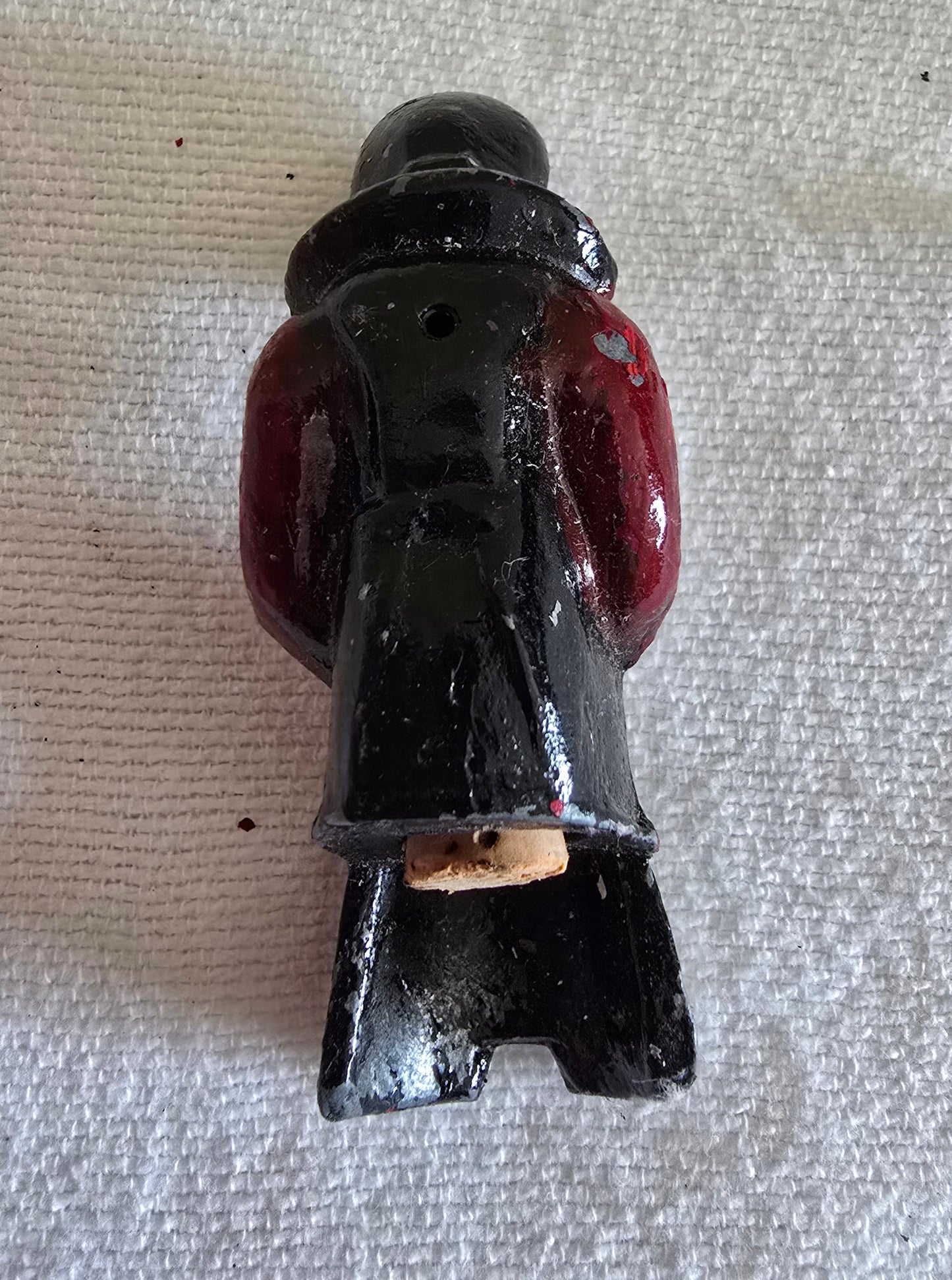 Vintage Cast Iron Amish Woman on Rocking Chair Salt and Pepper Shakers