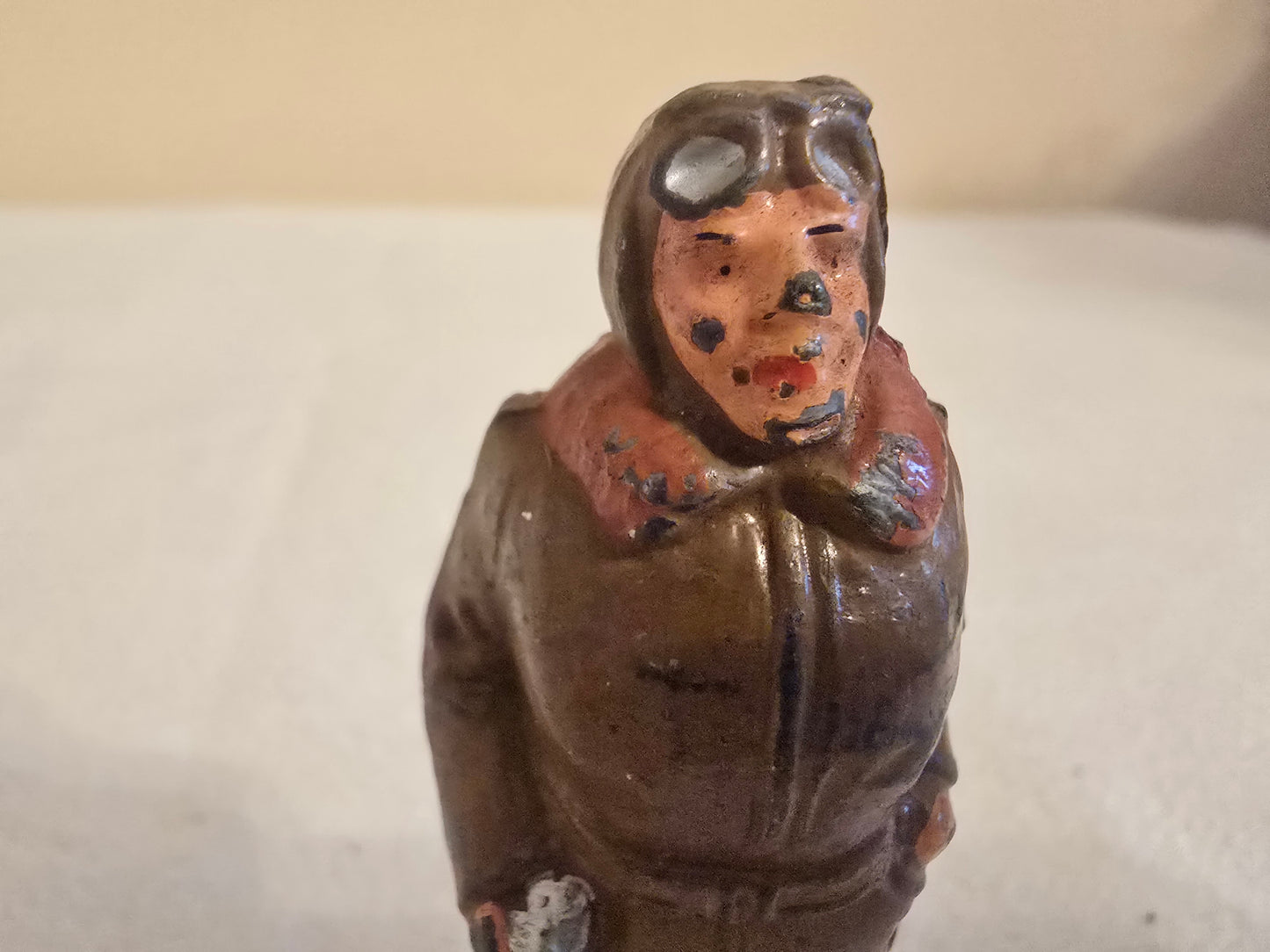 Vintage Manoil Barclay #34 Lead Toy Soldier Standing Pilot