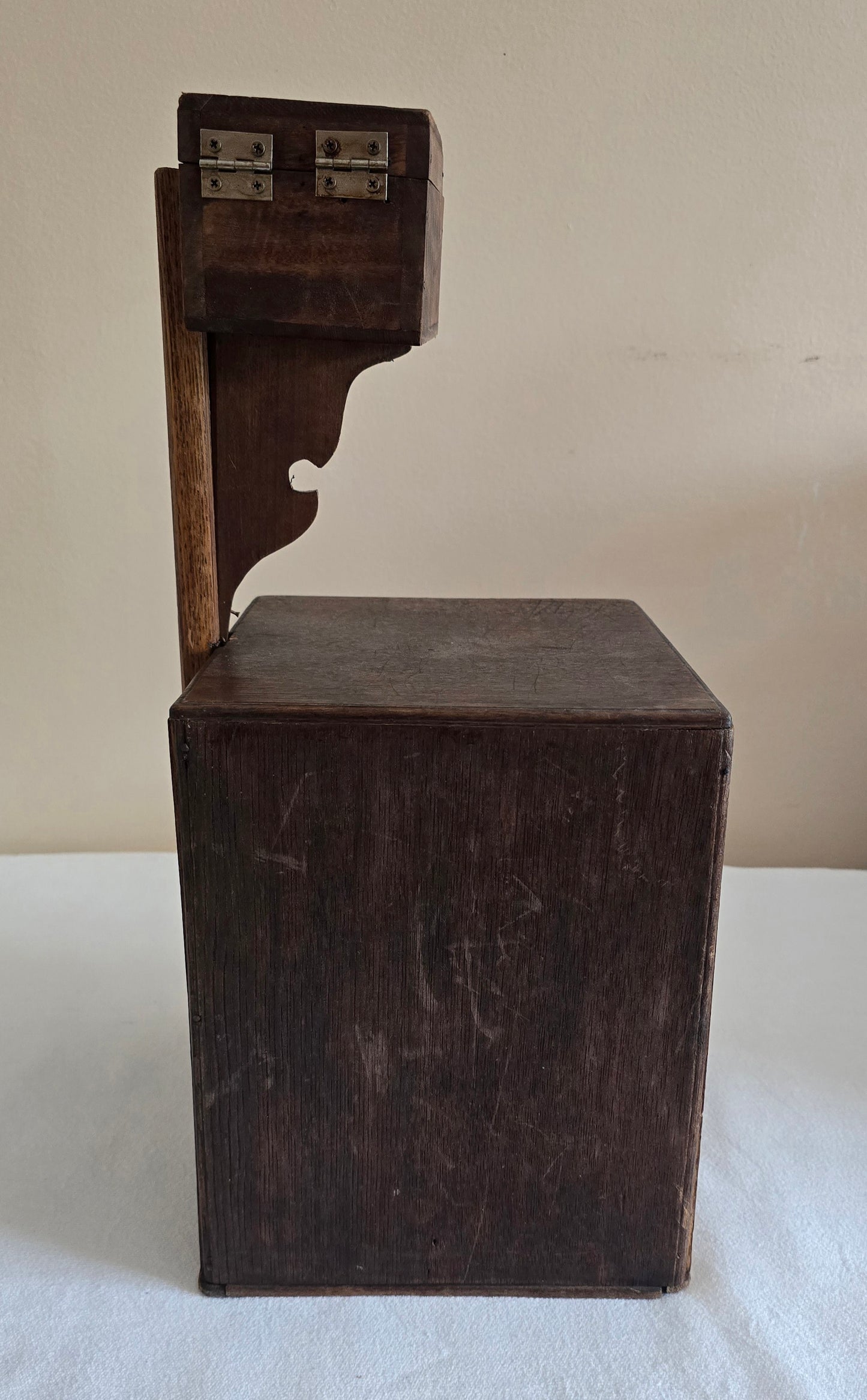 Vintage Japanese Tansu Sewing Cabinet Box Wood Storage Chest