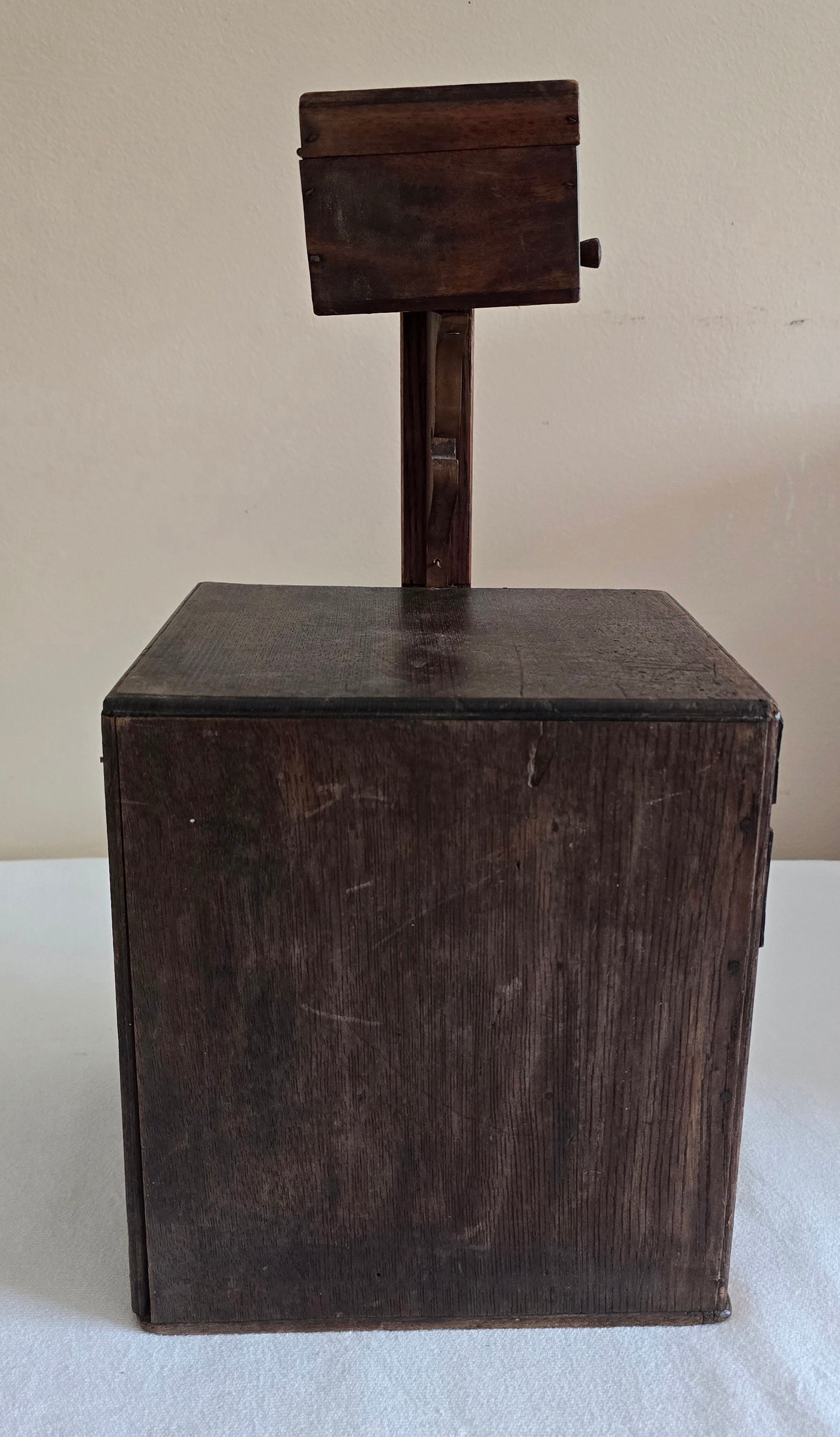 Vintage Japanese Tansu Sewing Cabinet Box Wood Storage Chest
