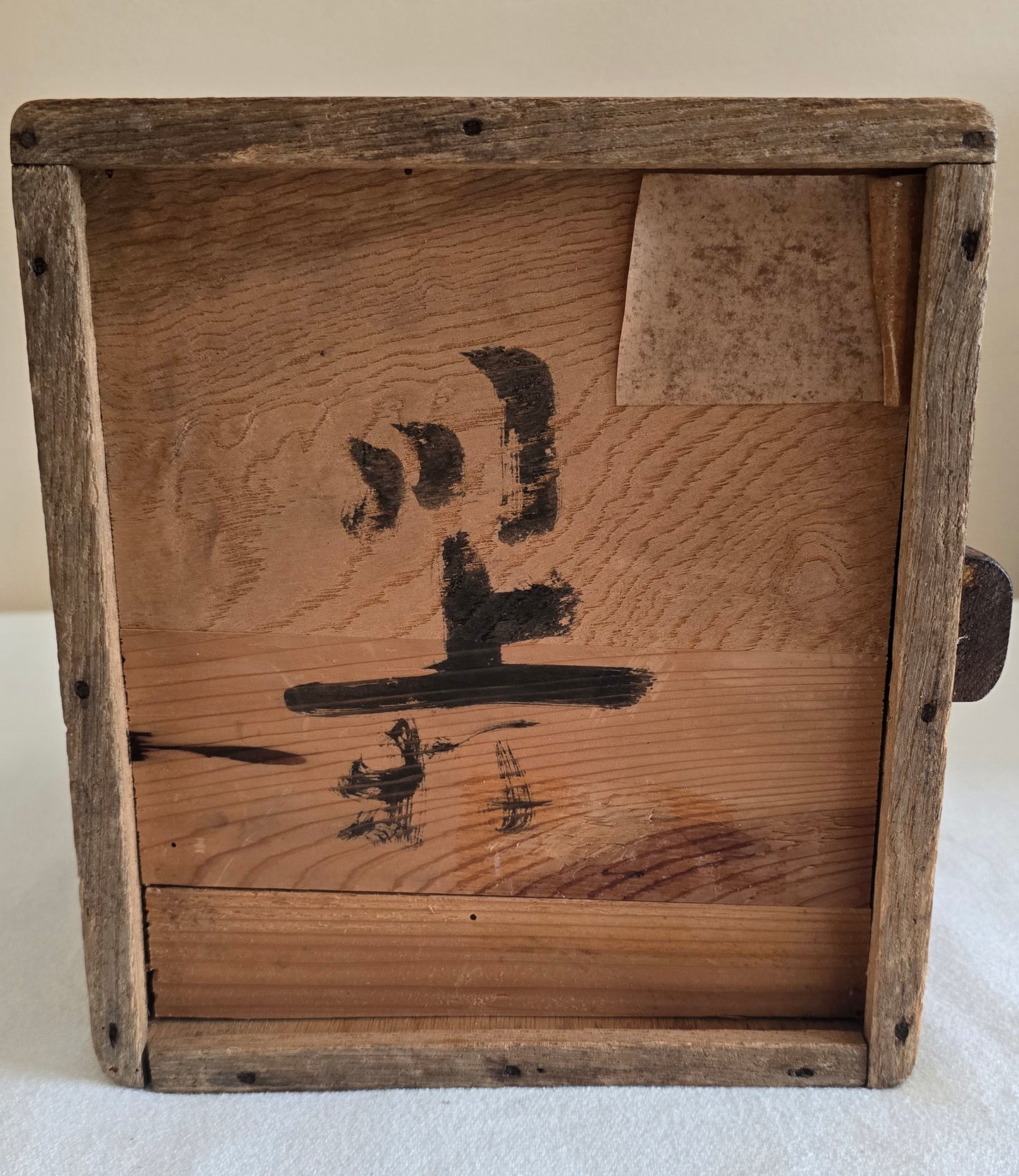 Vintage Japanese Tansu Sewing Cabinet Box Wood Storage Chest