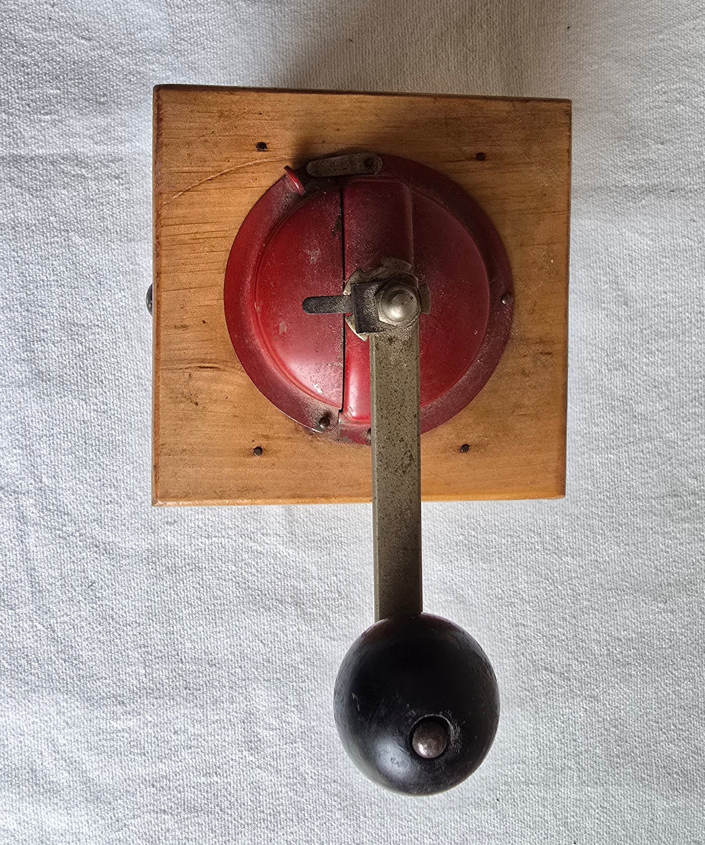 Vintage Rare Coff Wooden Manual Coffee Grinder 1960's Made in Italy