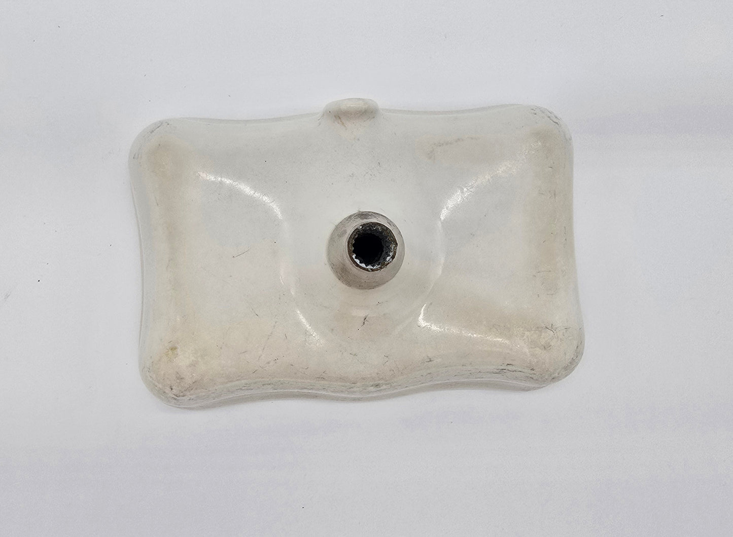 Antique Republic Porcelain White Soap Dish Holder
