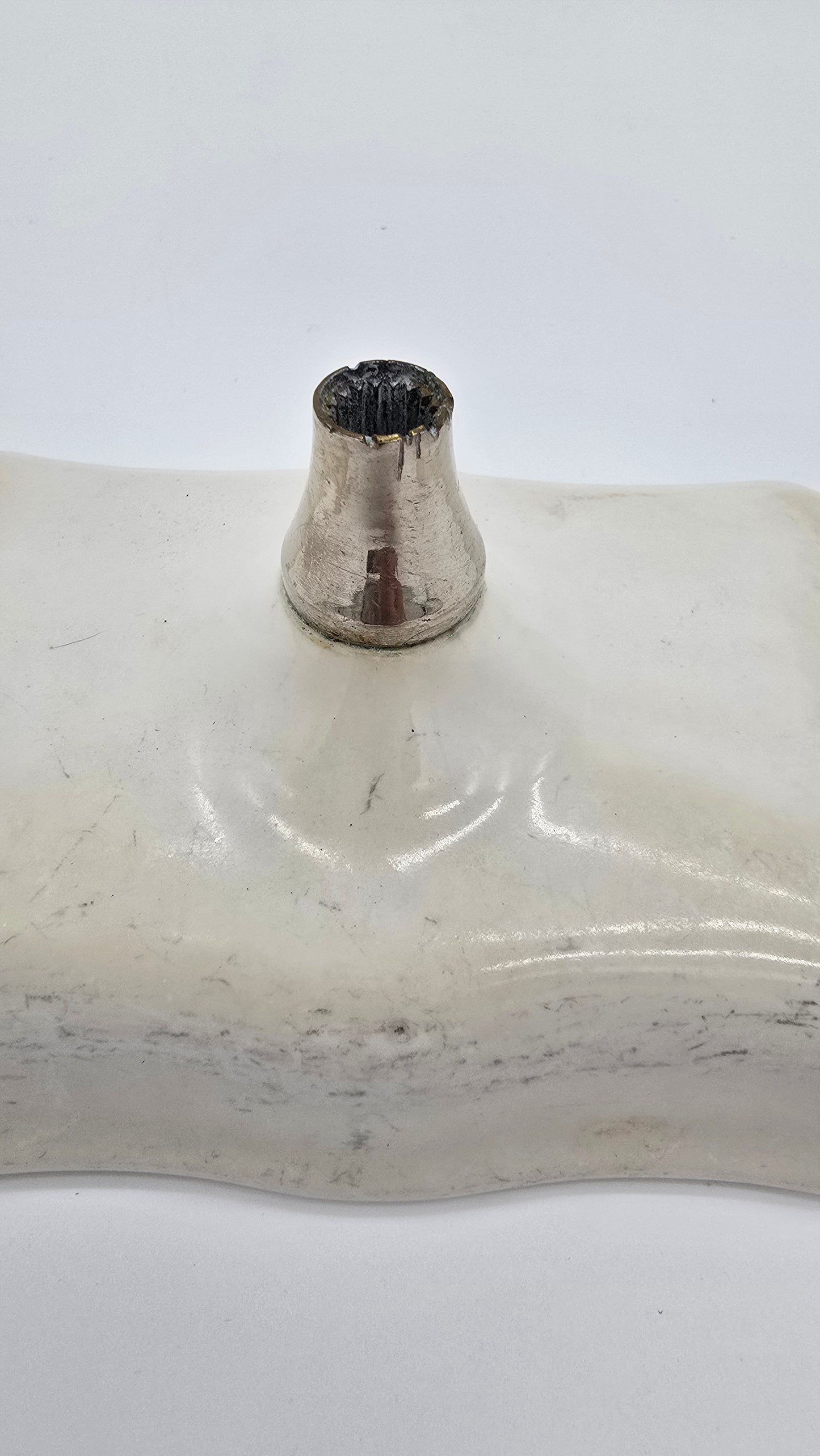 Antique Republic Porcelain White Soap Dish Holder