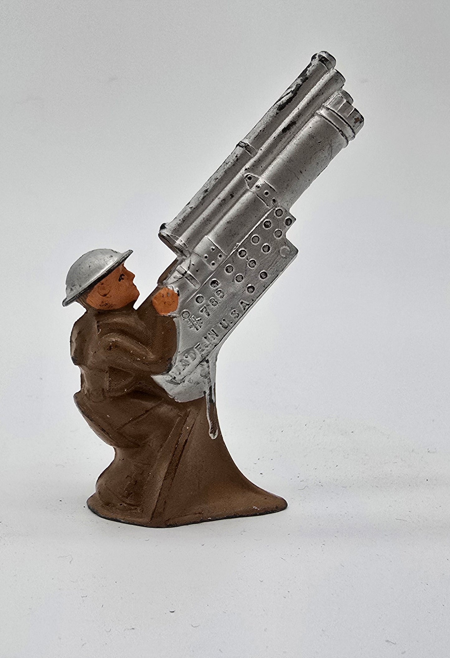 Vintage Barclay Manoil Lead Toy Soldier Anti Aircraft Gun #789