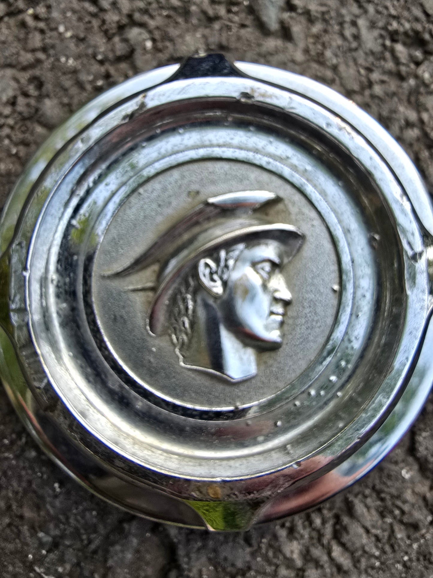1963 Mercury Comet Gas Cap With Mercury Man Emblem