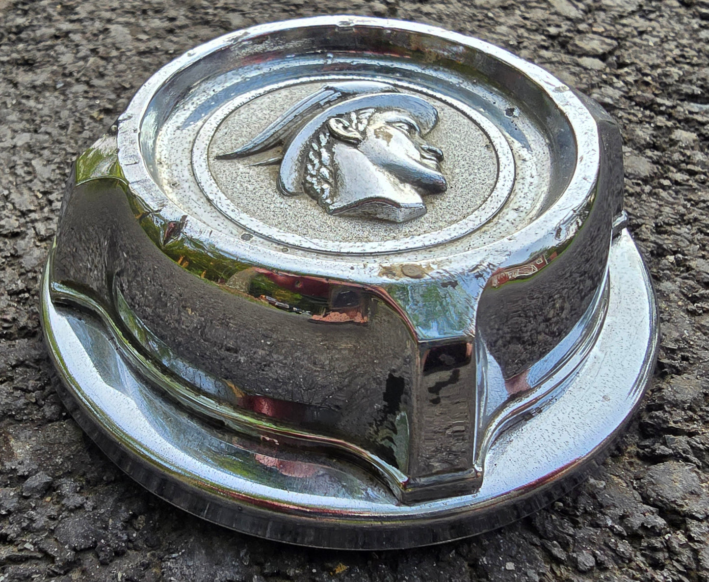 1963 Mercury Comet Gas Cap With Mercury Man Emblem