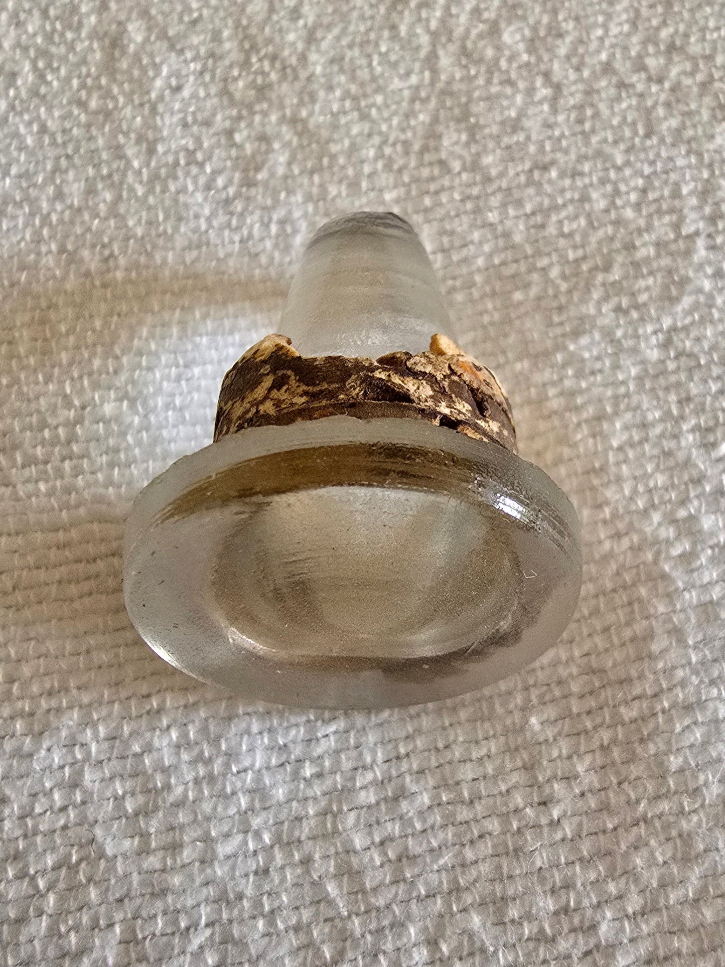 Antique Gordon & Co Dry Gin Liquor Glass Bottle with Glass Cork London England