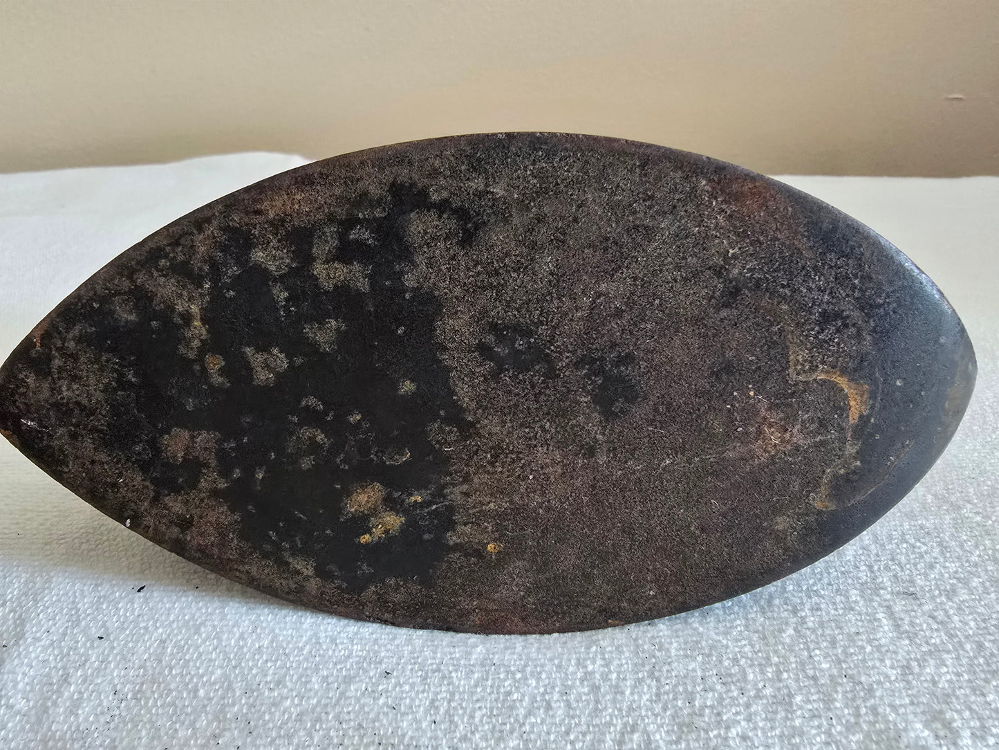 Antique Colebrookdale Iron Co. Pottstown PA Sad Iron with Matching Trivet