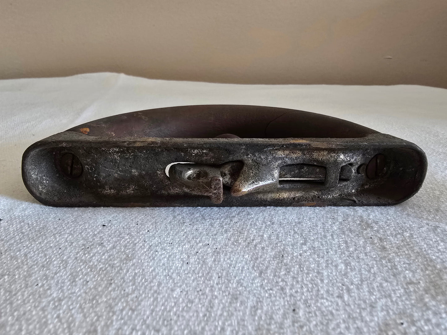 Antique Colebrookdale Iron Co. Pottstown PA Sad Iron with Matching Trivet