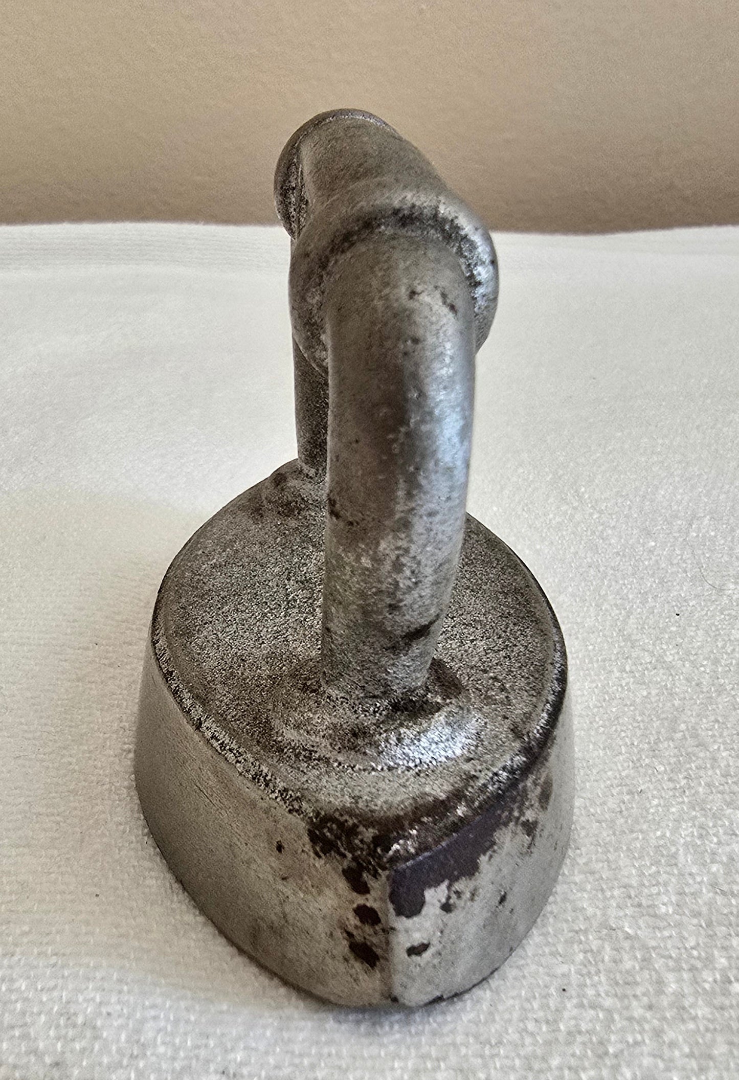 Vintage Small Salesman Sample Doll Toy Sad Iron
