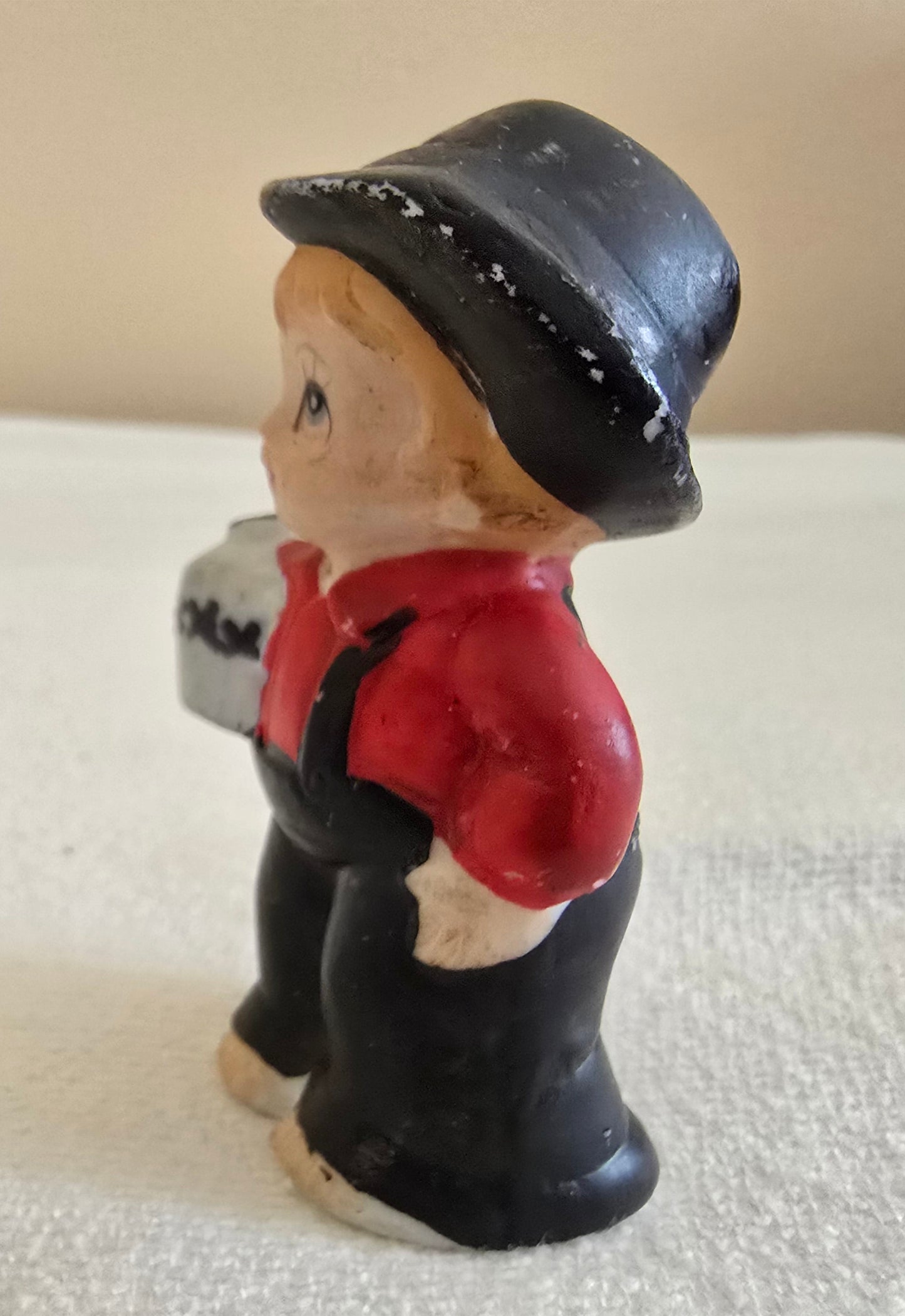 Vintage Lego Porcelain Amish Boy and Girl Figurines