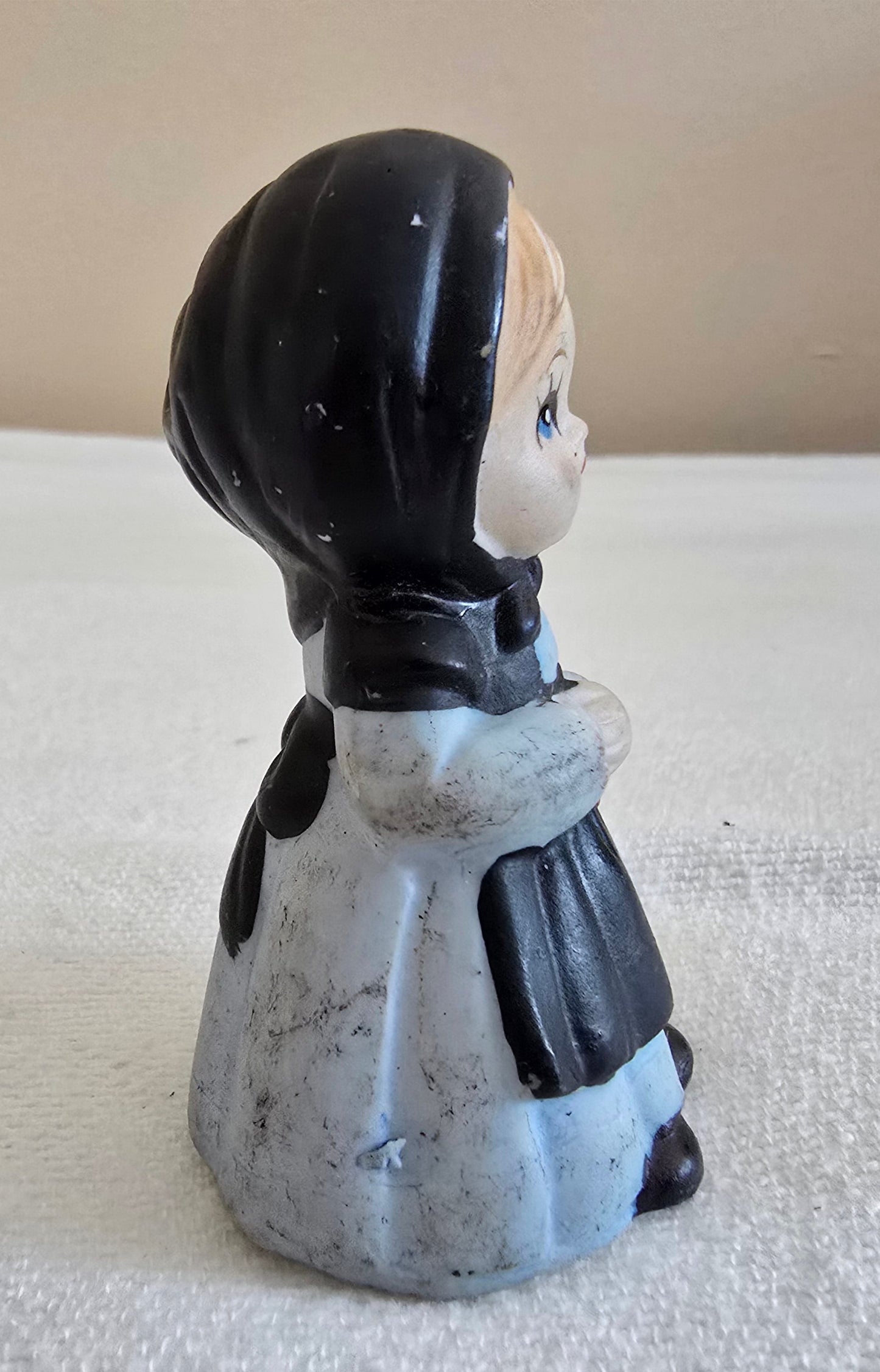 Vintage Lego Porcelain Amish Boy and Girl Figurines