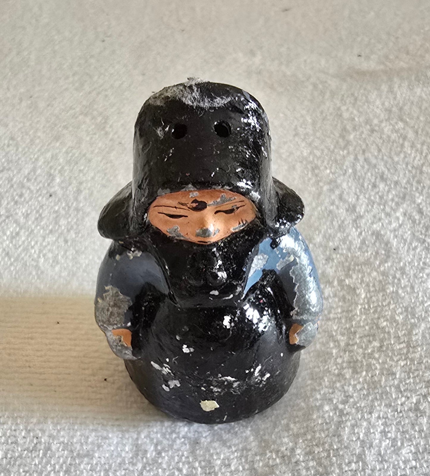 Vintage Cast Iron Amish Salt and Pepper Shakers 2 Pairs Boy and Girl