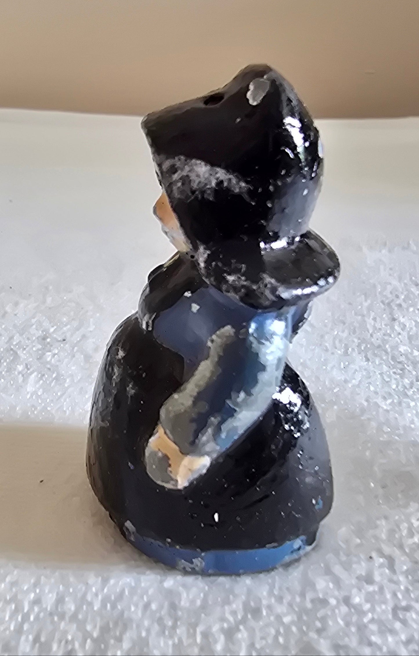 Vintage Cast Iron Amish Salt and Pepper Shakers 2 Pairs Boy and Girl