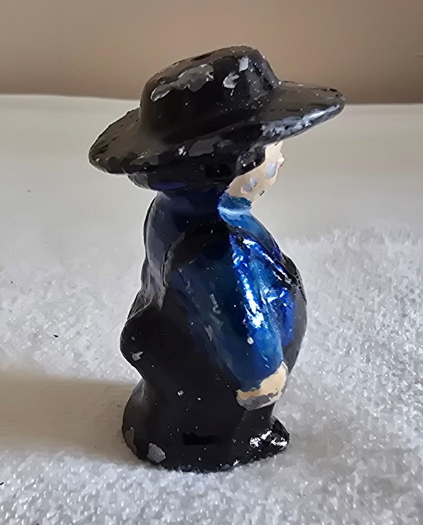 Vintage Cast Iron Amish Salt and Pepper Shakers 2 Pairs Boy and Girl