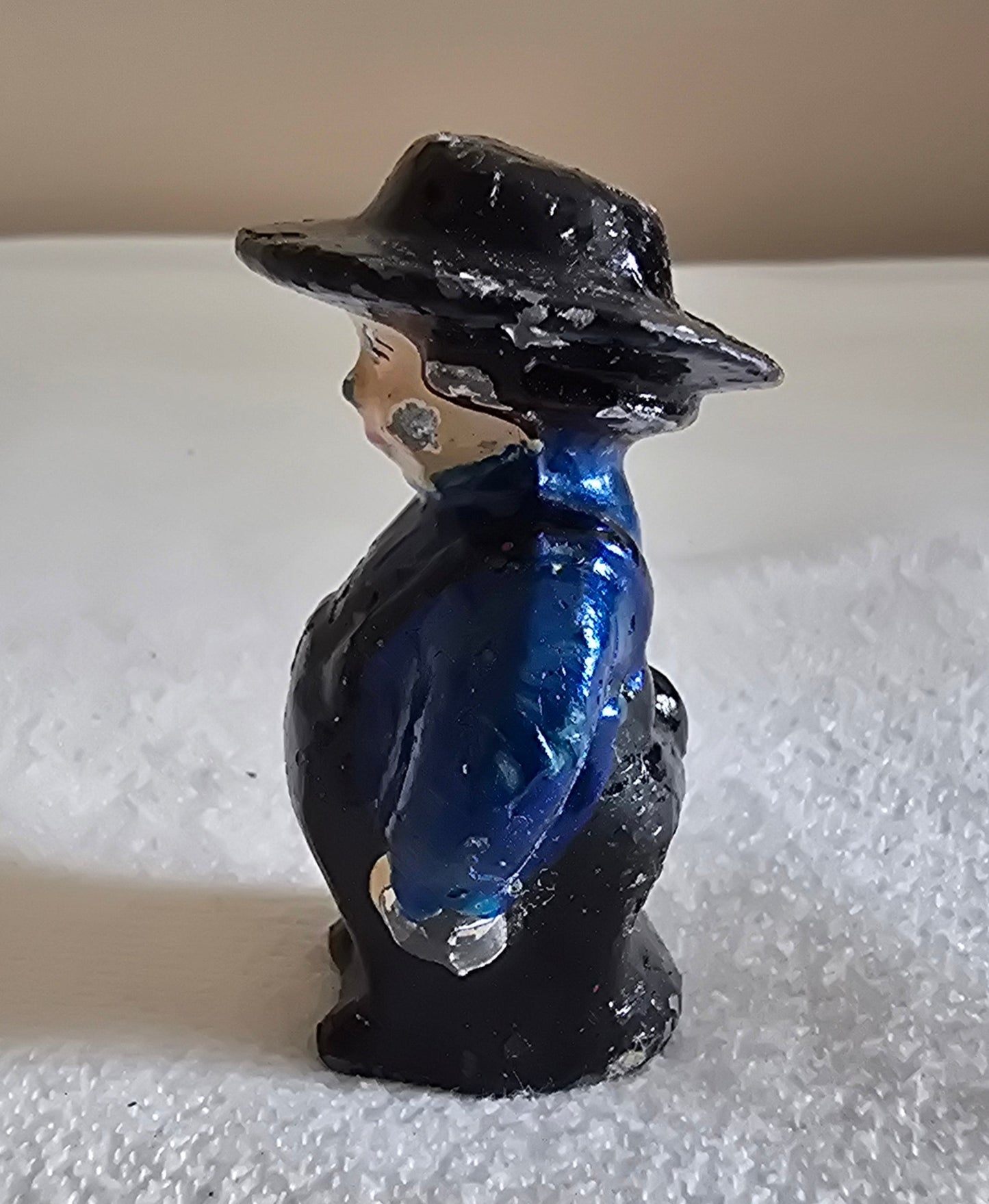 Vintage Cast Iron Amish Salt and Pepper Shakers 2 Pairs Boy and Girl