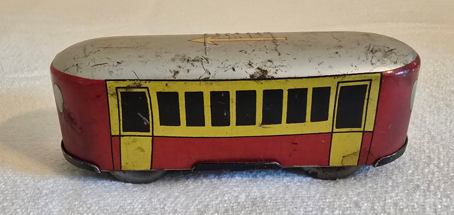 Vintage Automatic Toy Co. Alpine Express Tin Train Track and Train *No Wind-Up*