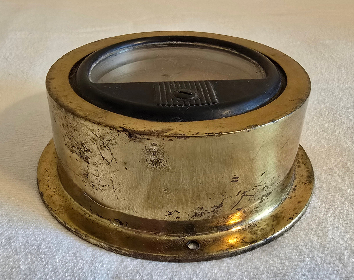 Rare Vintage Brass Cape Cod Wind Indicator Harwichport Mass. Wind Velocity Meter