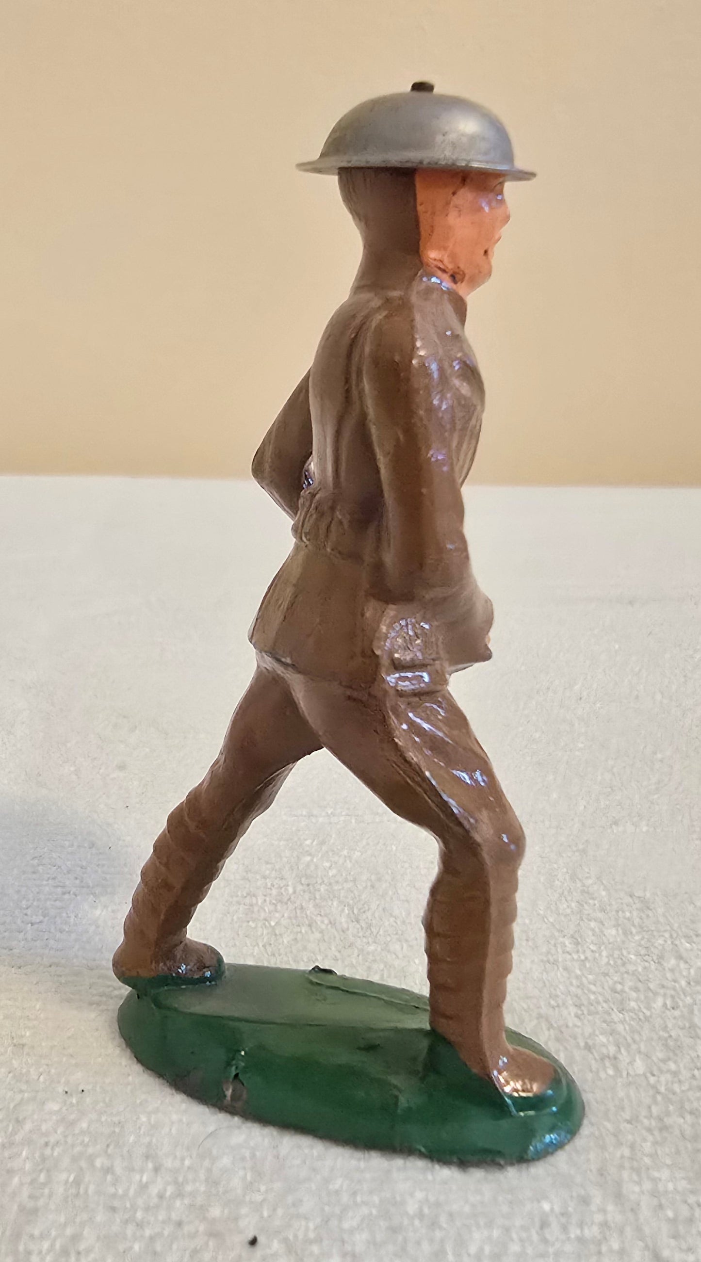 Vintage Manoil Barclay #710 Lead Toy Soldier with Drum
