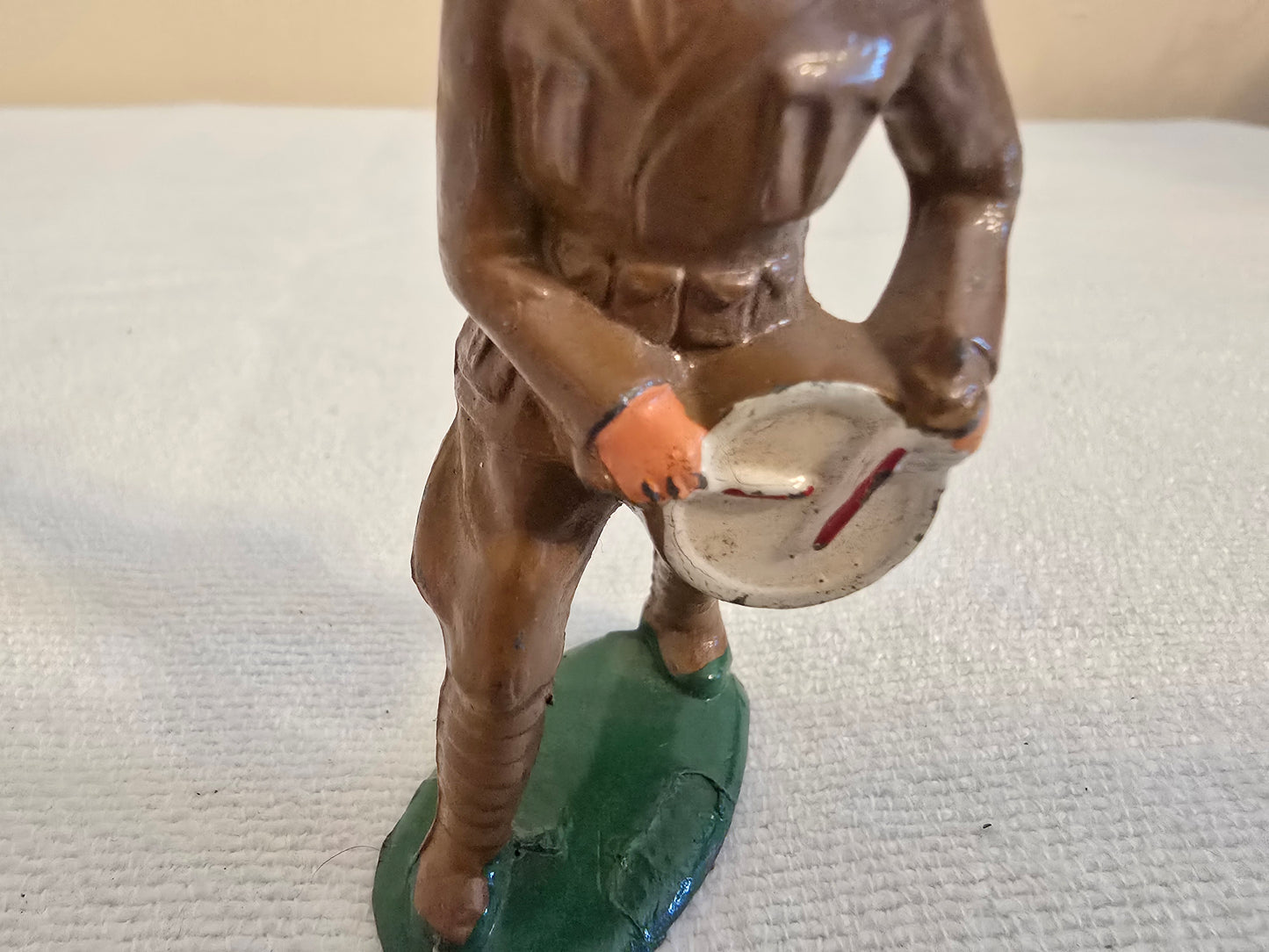 Vintage Manoil Barclay #710 Lead Toy Soldier with Drum