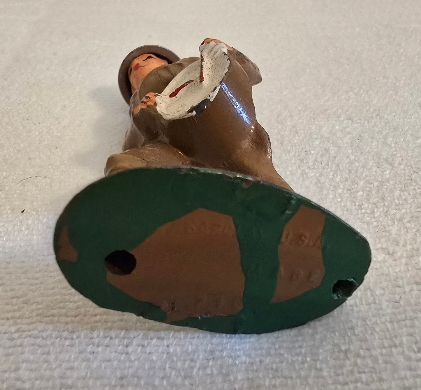 Vintage Manoil Barclay #710 Lead Toy Soldier with Drum