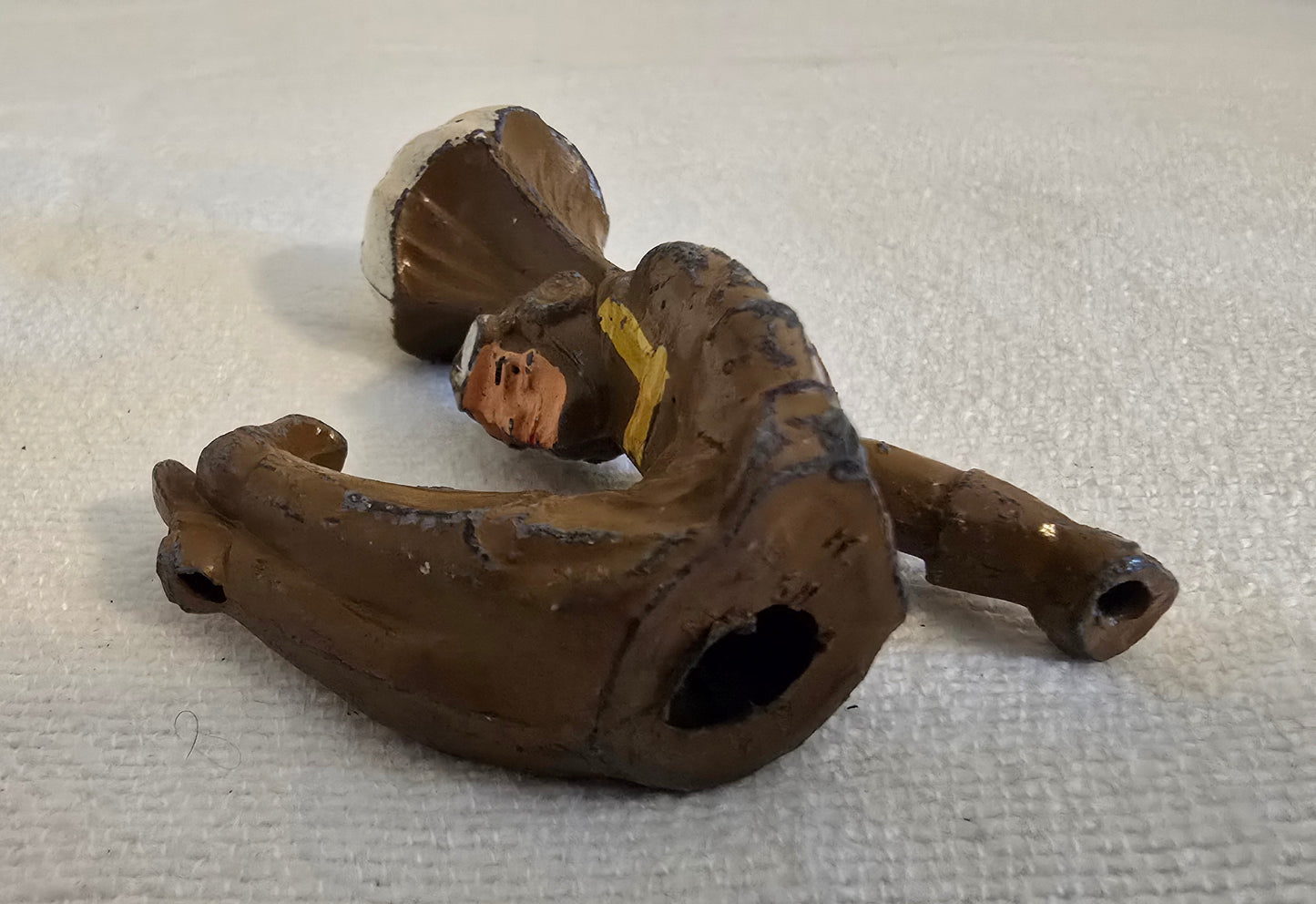 Vintage Manoil Barclay #58 Lead Toy Soldier with Parachute
