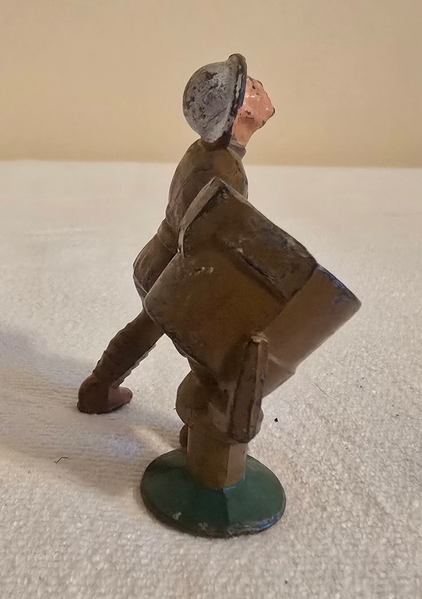 Vintage Manoil Barclay #47 Lead Toy Soldier with Spotlight Anti-Aircraft