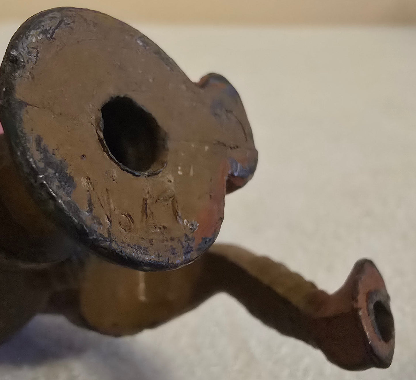 Vintage Manoil Barclay #47 Lead Toy Soldier with Spotlight Anti-Aircraft