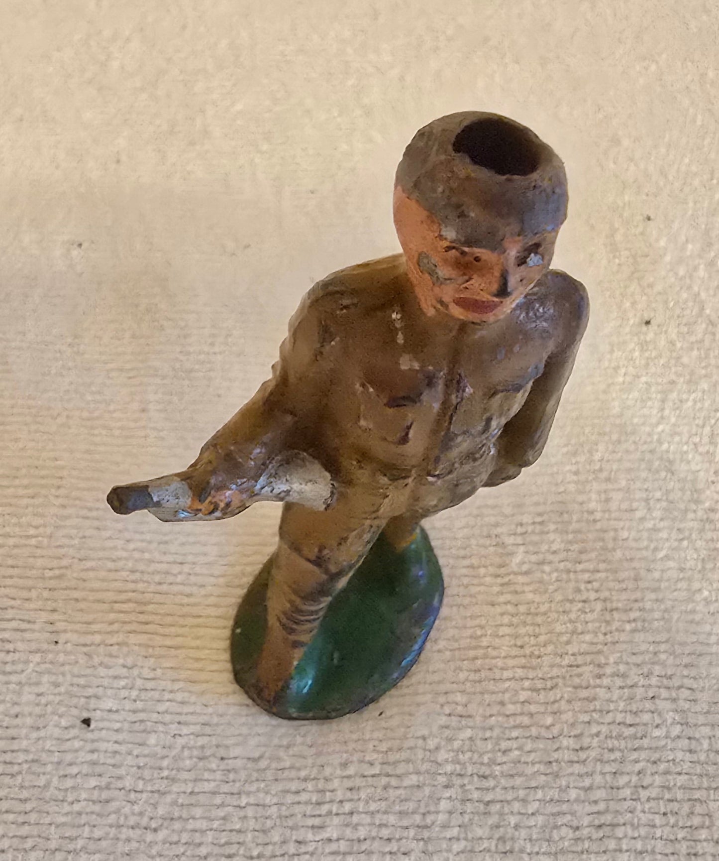 Vintage Manoil Barclay Lot of 3 Lead Toy Soldiers *Missing Helmets*