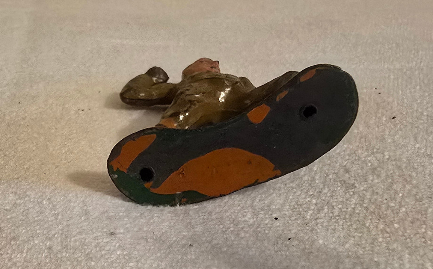 Vintage Manoil Barclay Lot of 3 Lead Toy Soldiers *Missing Helmets*