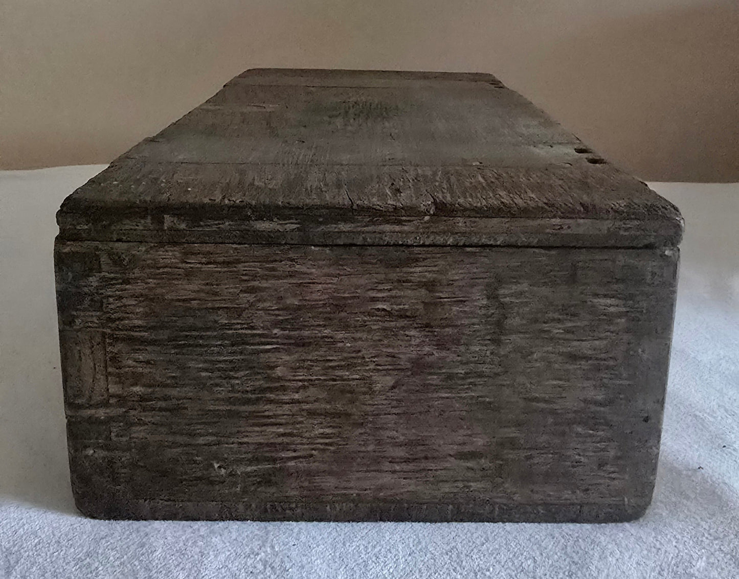 Antique WWI Ammo Box for US M1909 Benet-Mercie LMG Wood with Brass Hardware