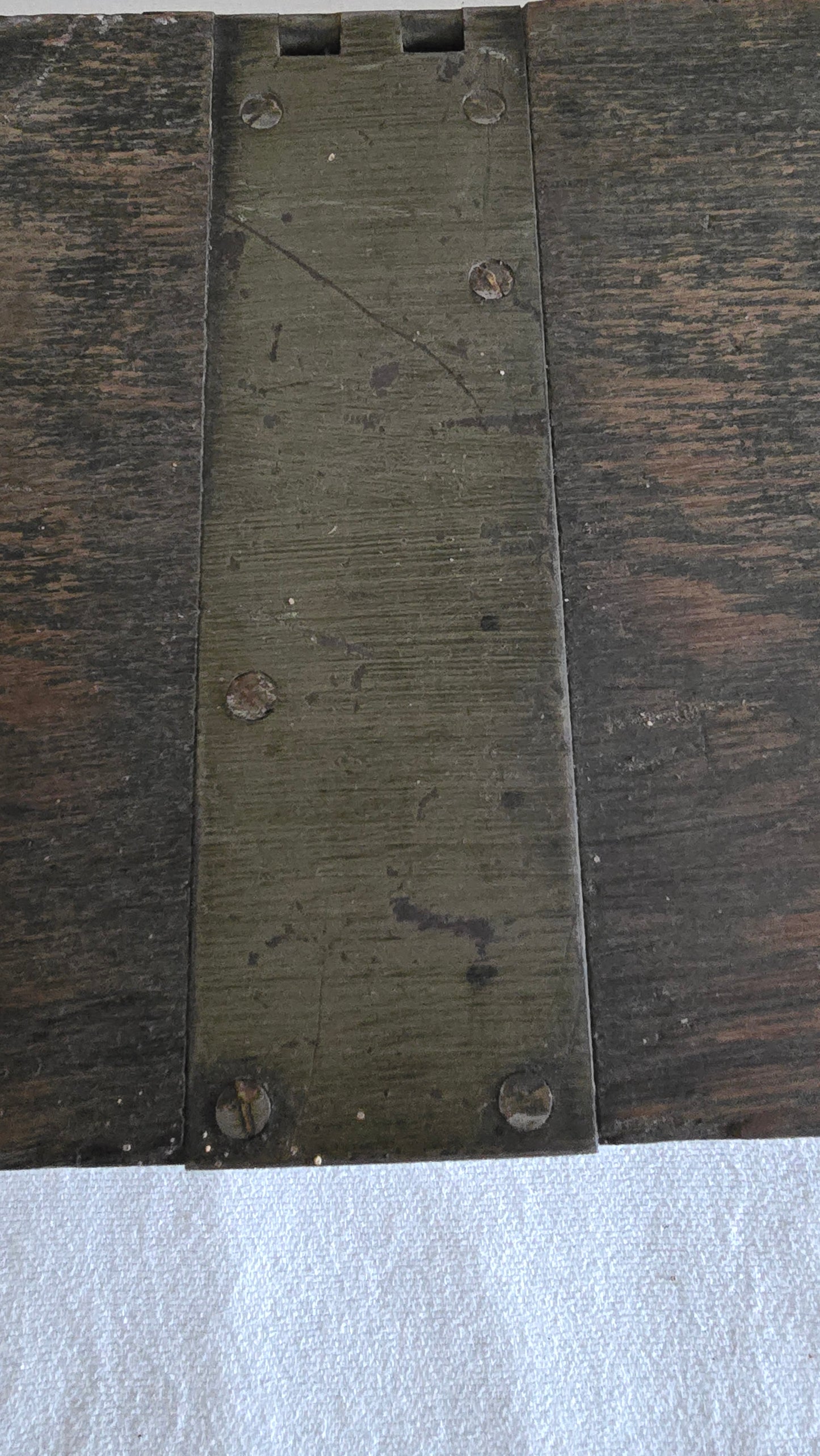 Antique WWI Ammo Box for US M1909 Benet-Mercie LMG Wood with Brass Hardware