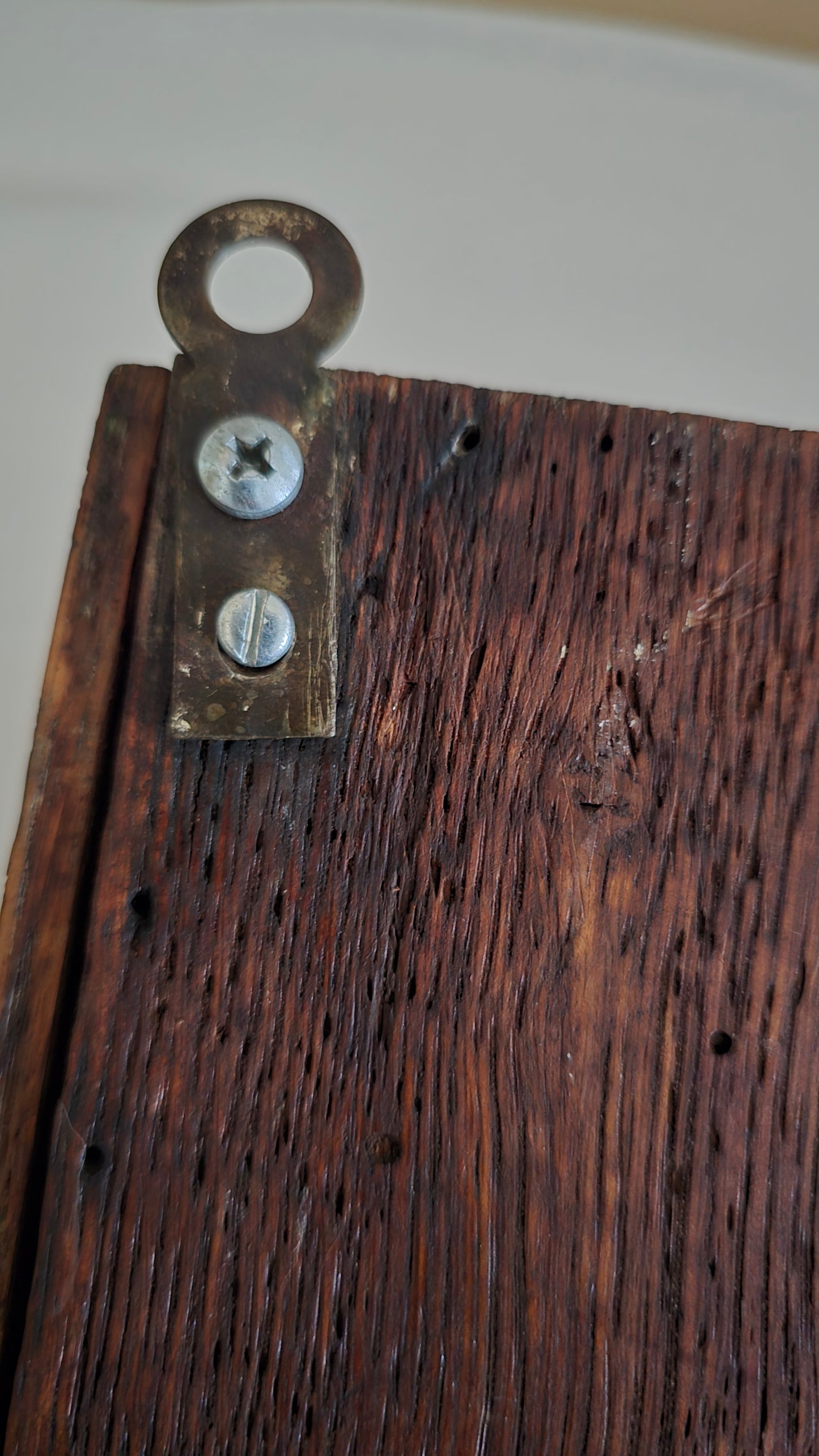 Vintage Solid Oak Medicine Cabinet with Mirror