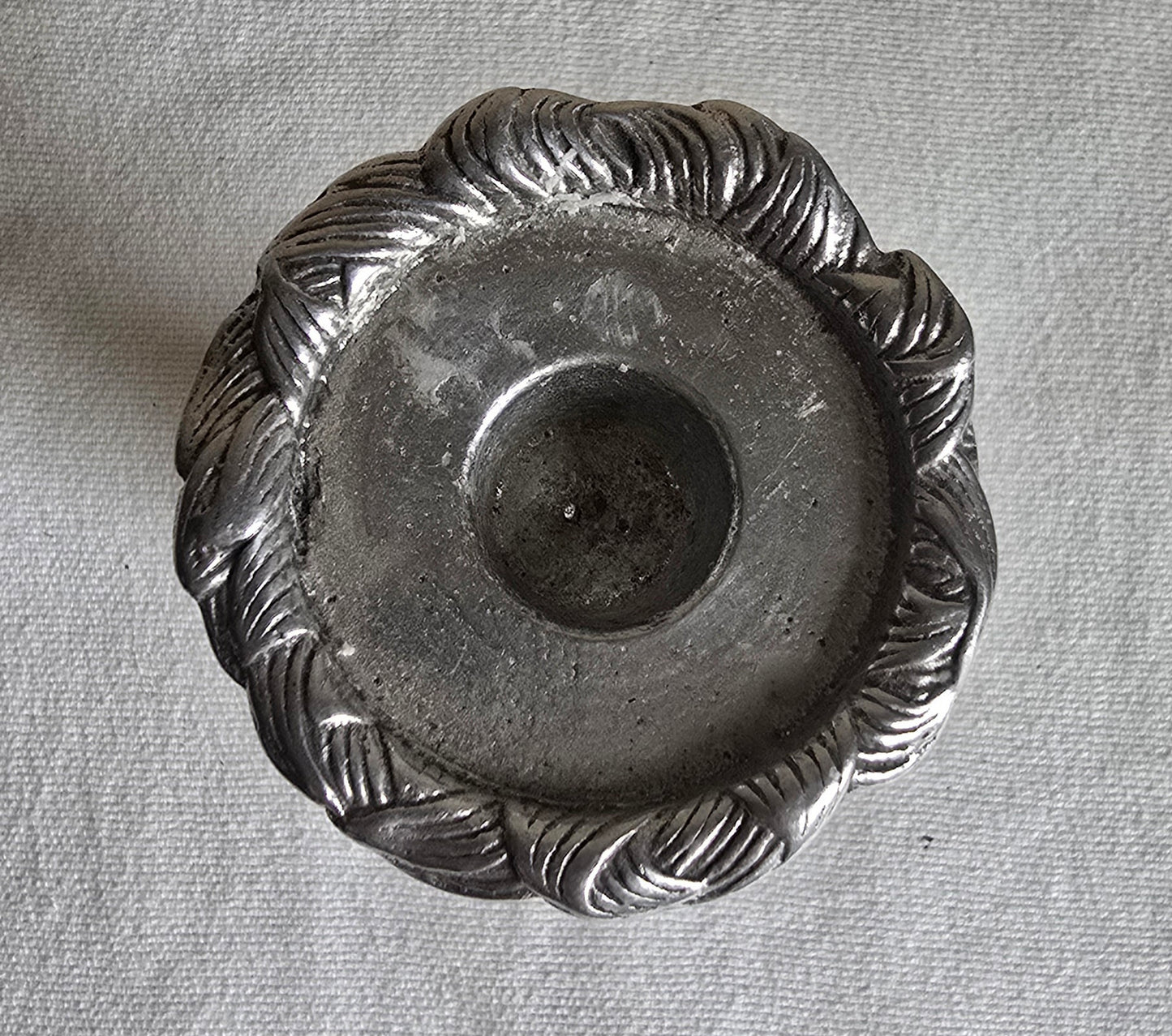 Vintage Arthur Court 1986 Seashell Shell Candlestick Candle Holder Silver