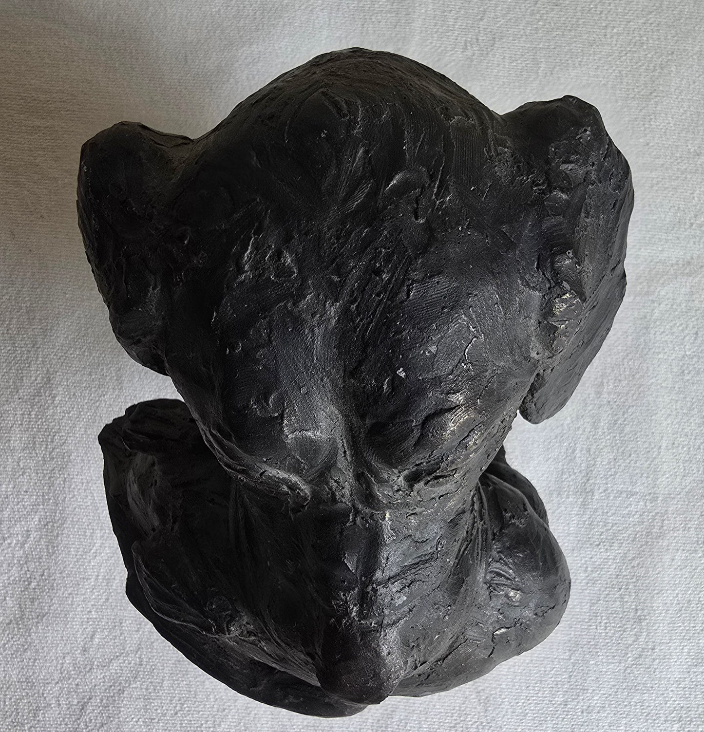 Vintage 1994 Eric Kaposta "Job Well Done" Bronze Sculpture Labrador Retriever with Duck Signed