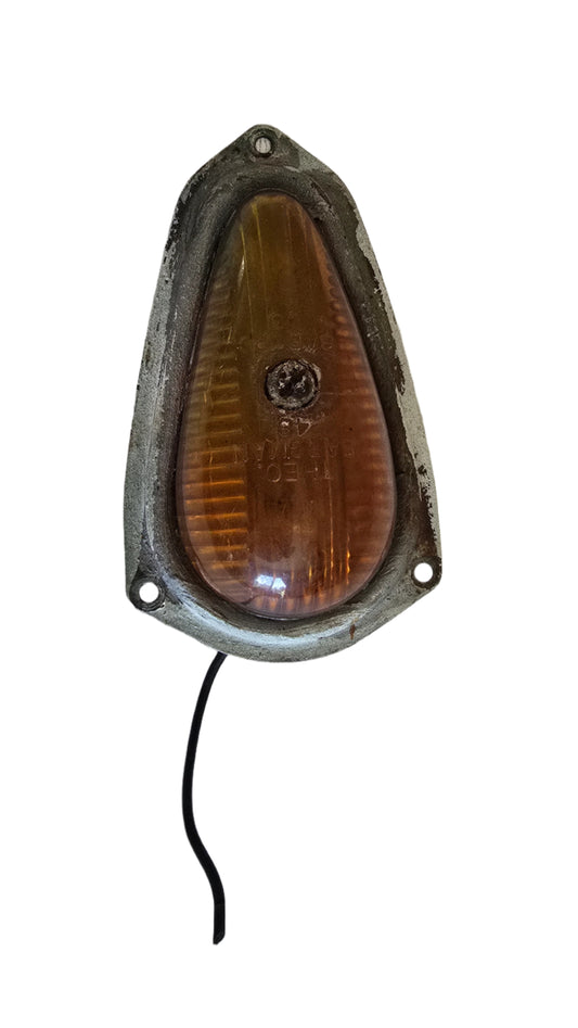 Vintage 1960's Theo Bargman No. 48 SAE PC 63 Travel Trailer Light Orange