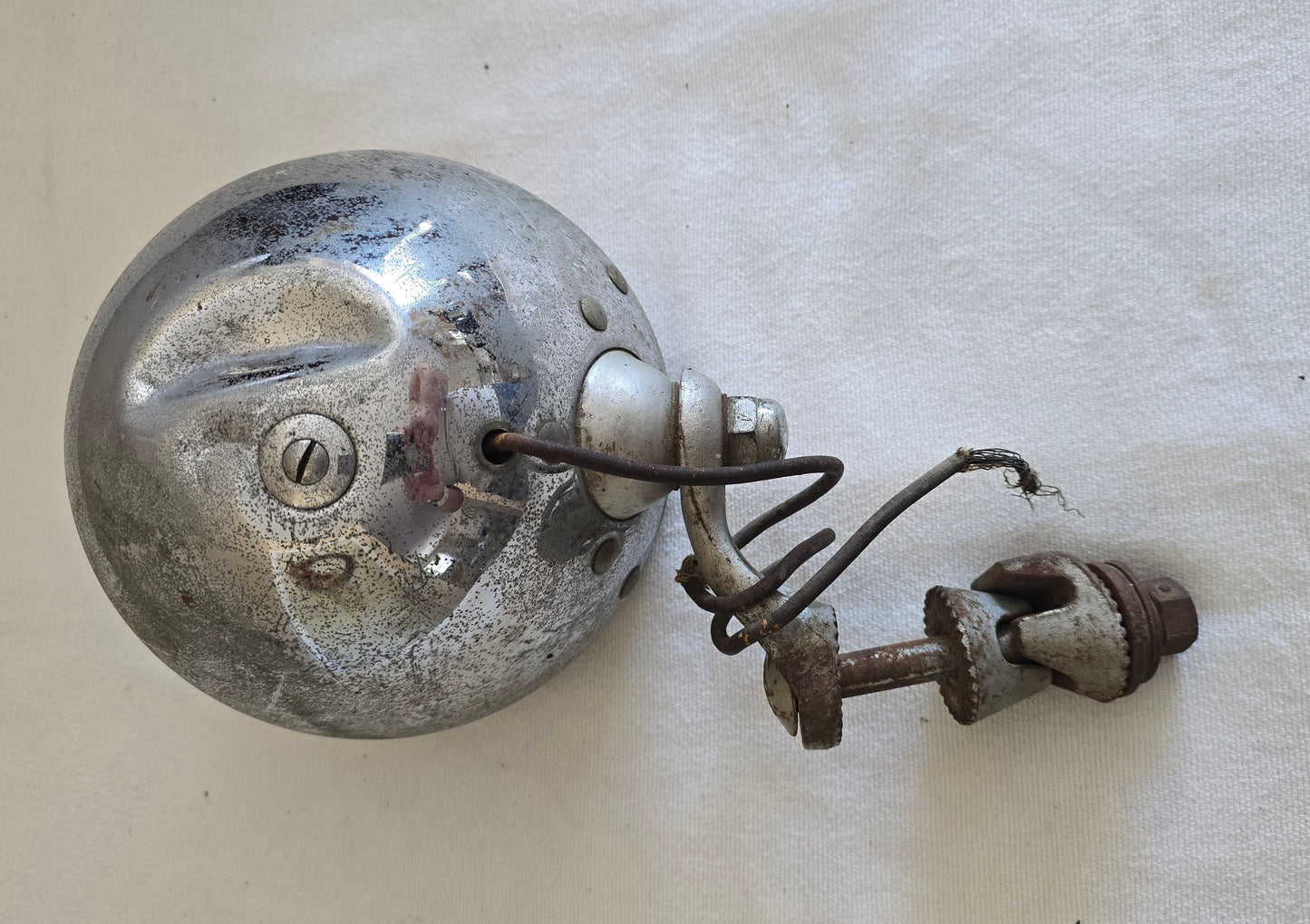 Vintage Yankee Clipper Amber Fog Lamp Light with Mount