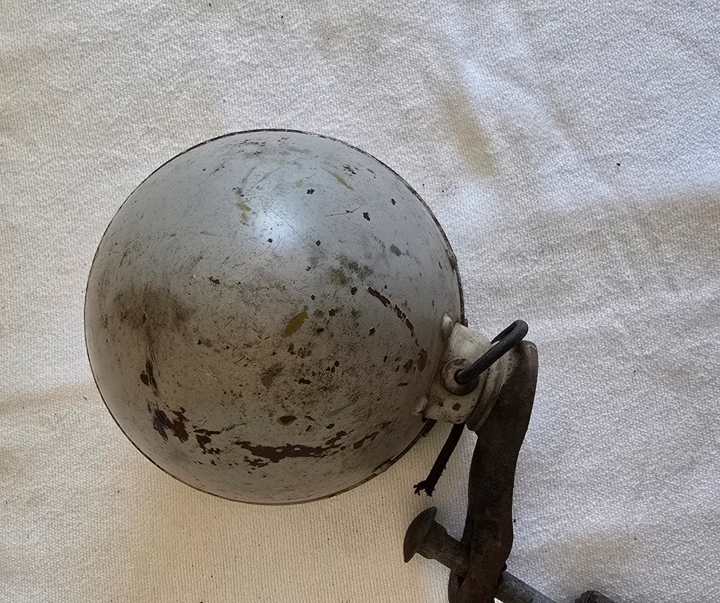 Vintage Dietz No. 909 Amber Fog Lamp Light with Mount