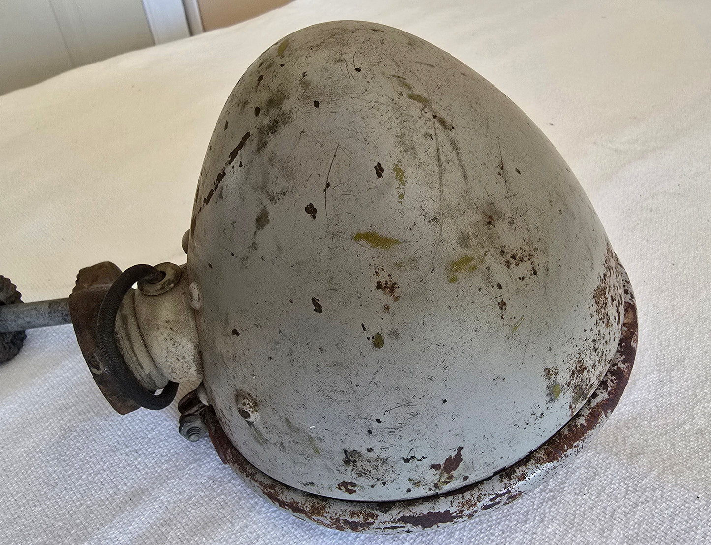 Vintage Dietz No. 909 Amber Fog Lamp Light with Mount