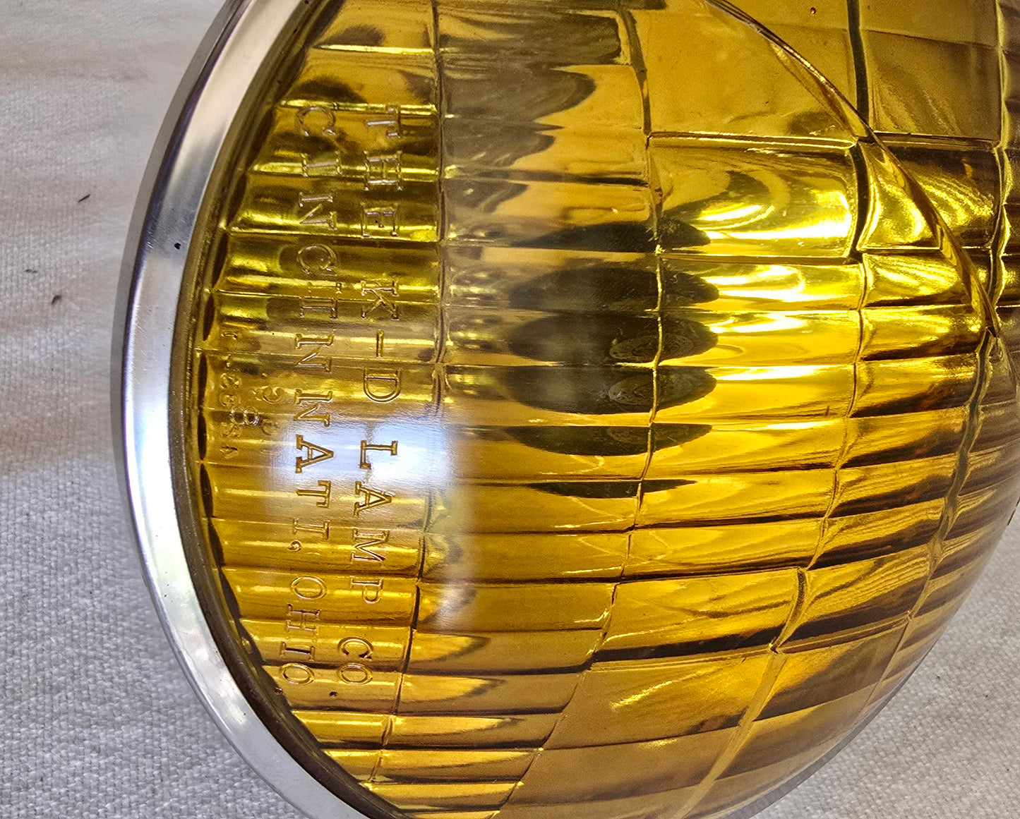 Vintage The K-D Lamp Co. No. 850 Amber Fog Lamp Light