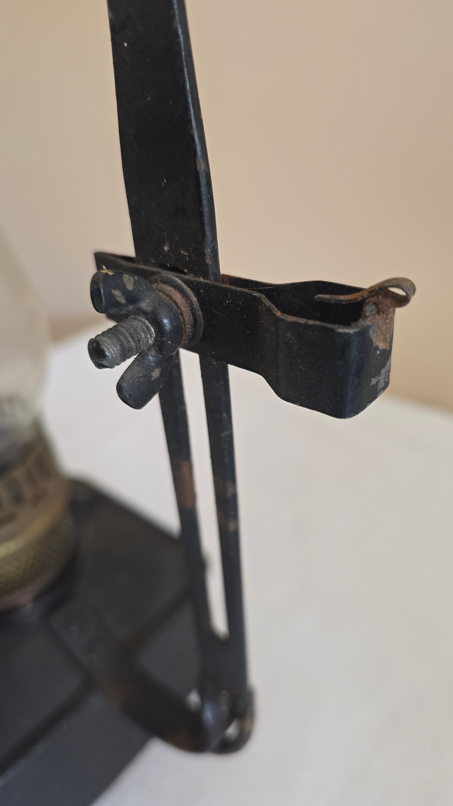 Antique Railroad Caboose Oil Kerosene Lamp Wall Mounted Lantern Light Tin