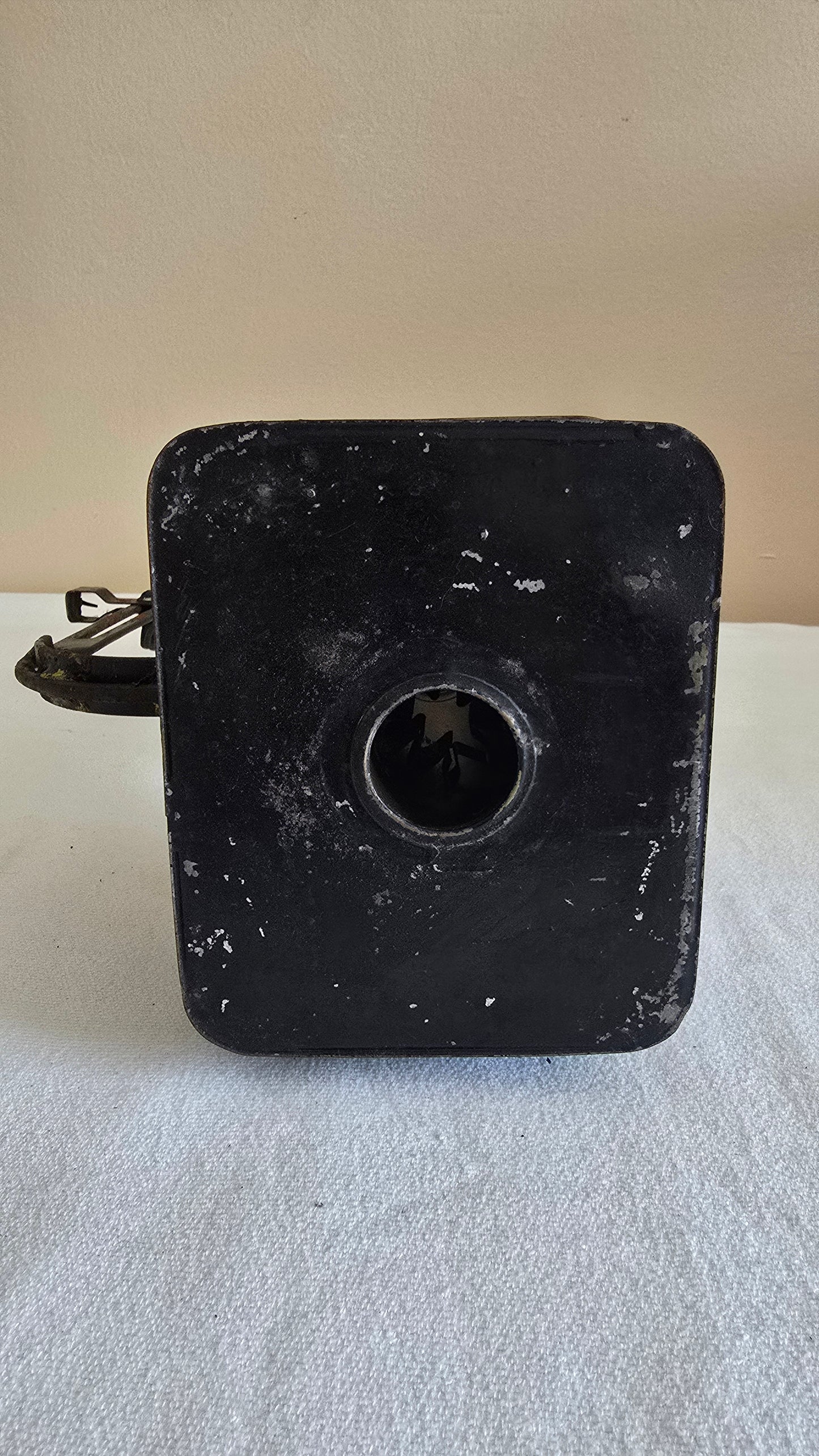Antique Railroad Caboose Oil Kerosene Lamp Wall Mounted Lantern Light Tin