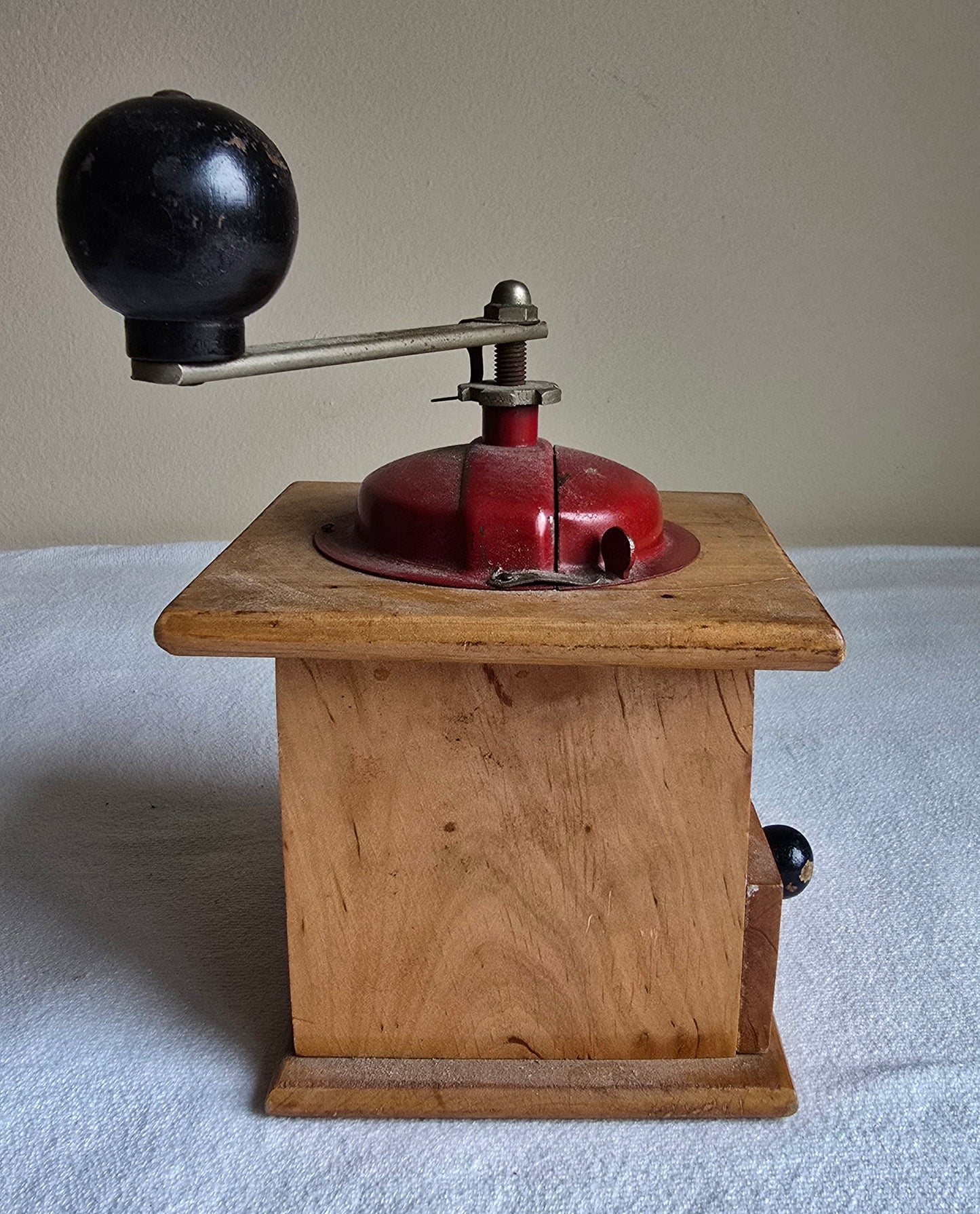 Vintage Rare Coff Wooden Manual Coffee Grinder 1960's Made in Italy