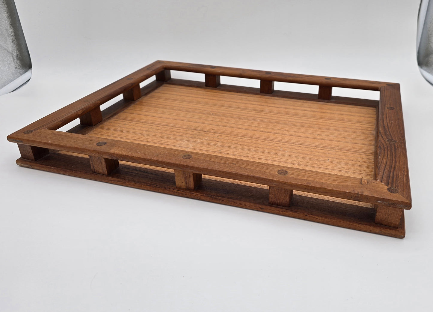 Vintage Dansk Teakwood Mid Century Modern Serving Tray