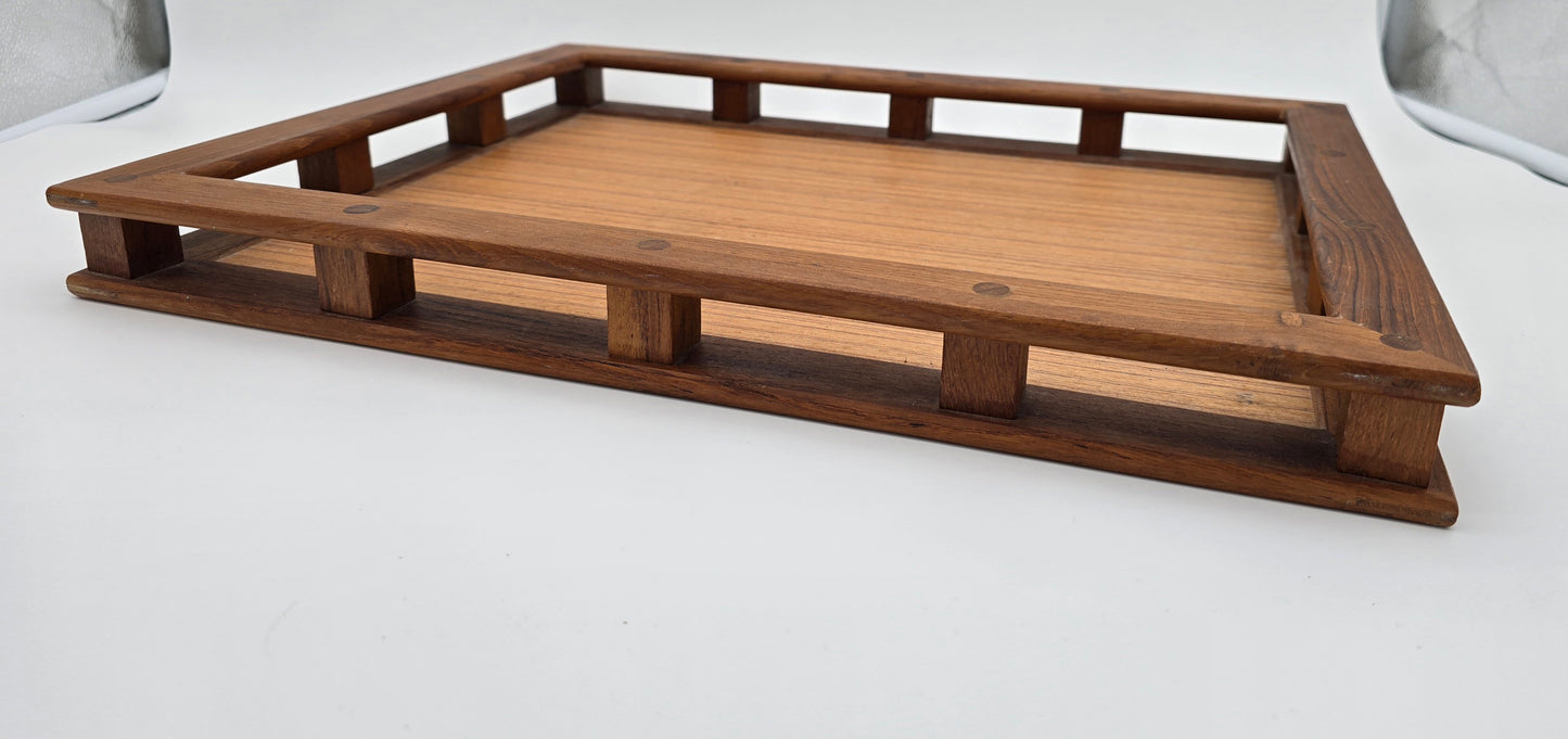 Vintage Dansk Teakwood Mid Century Modern Serving Tray