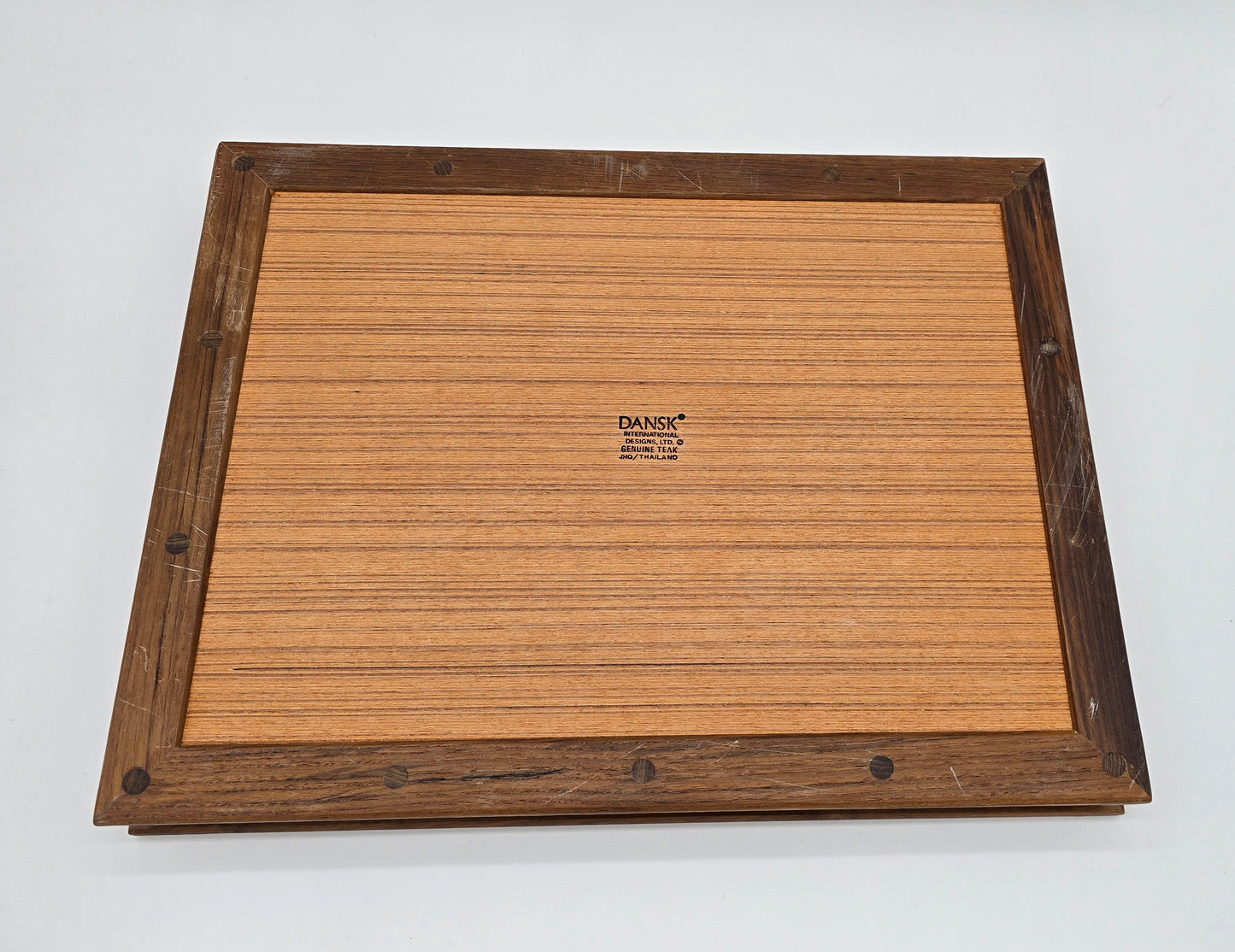 Vintage Dansk Teakwood Mid Century Modern Serving Tray