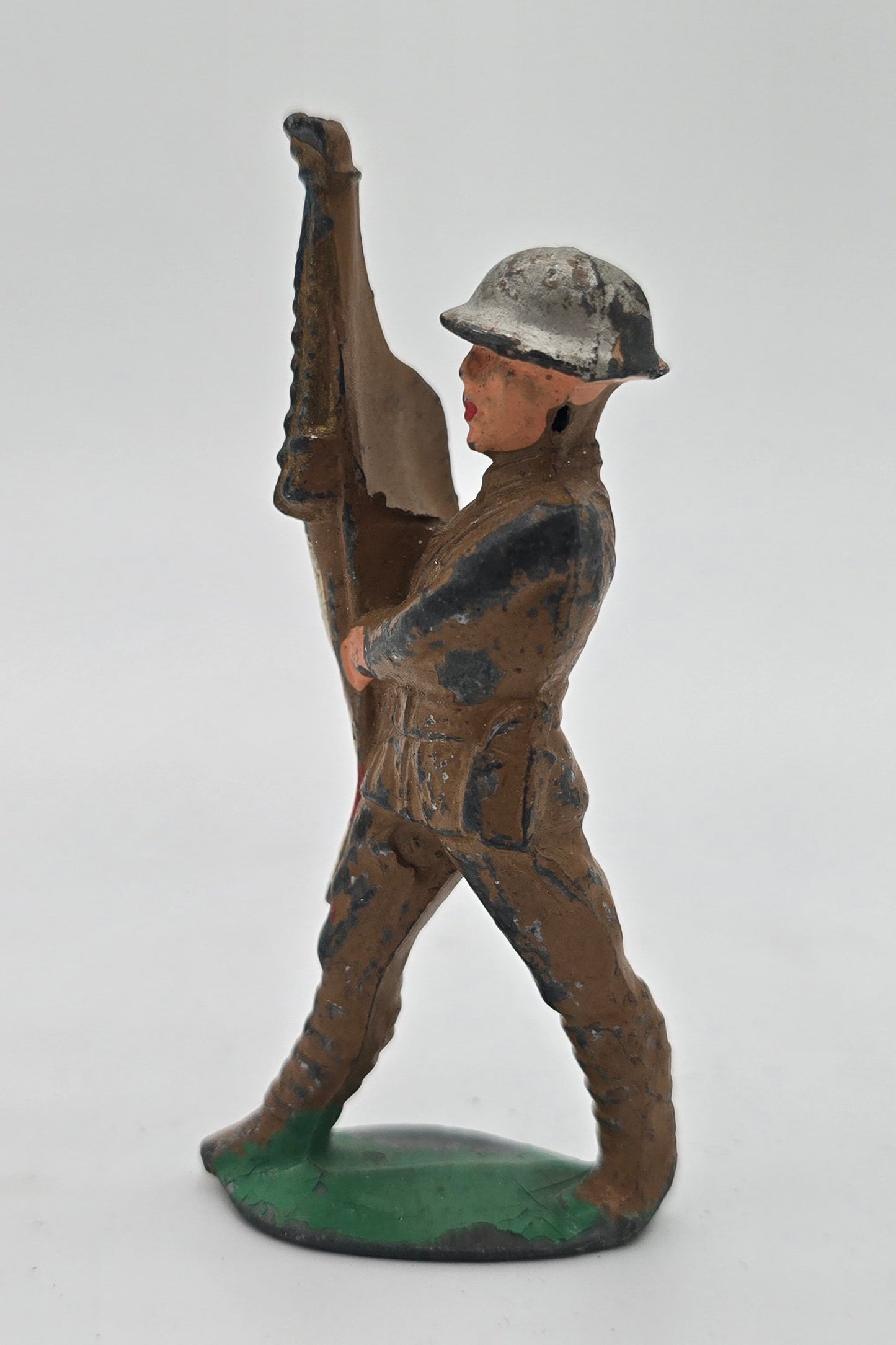 Vintage Barclay Manoil Lead Toy Soldier Flag Bearer #7