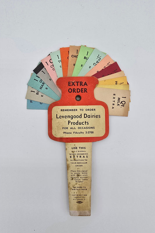 Vintage Levengood Dairies Milk Extra Order Tool E.Z.C Signal